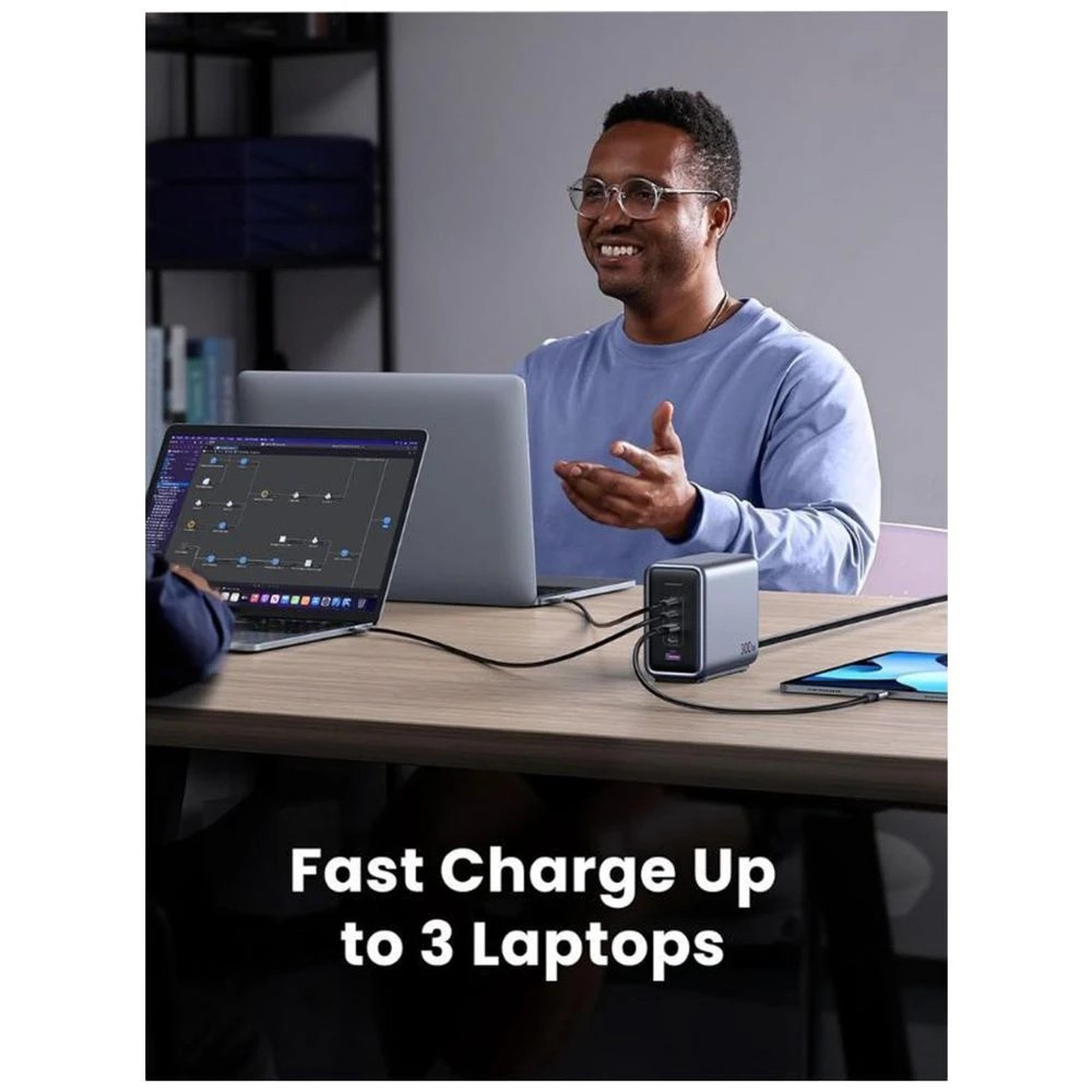 6 UGREEN 300W Desk Charger 5 Port, 6 of 6