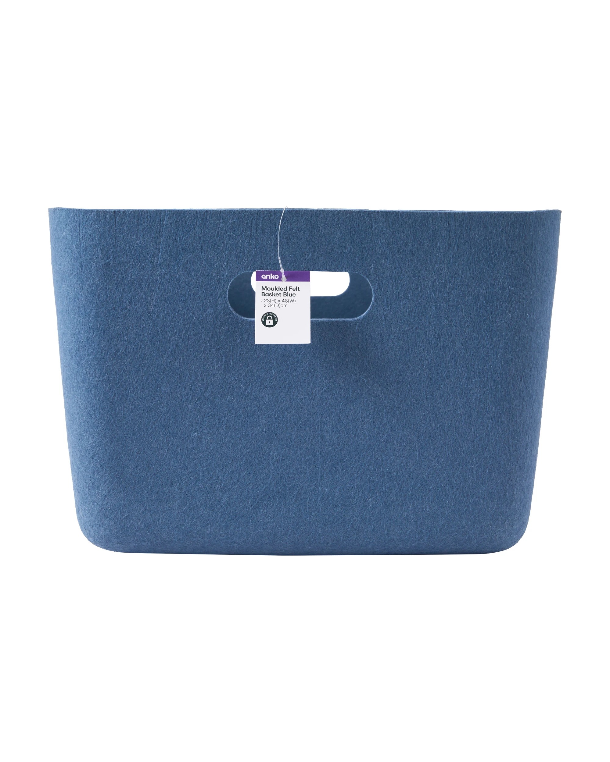 5 Moulded Felt Basket - Blue, 5 of 5