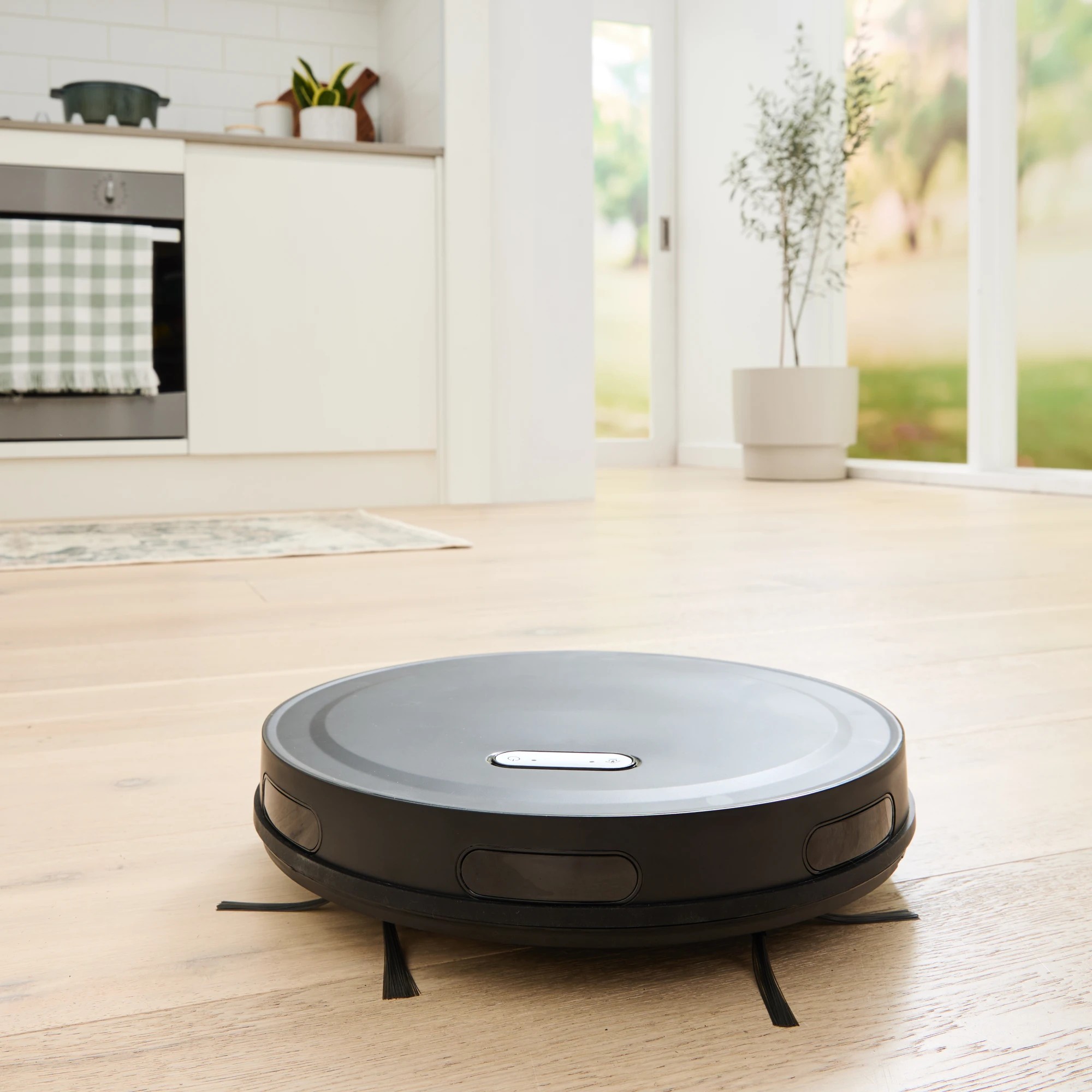 2 Robotic Vacuum - Black, 2 of 10