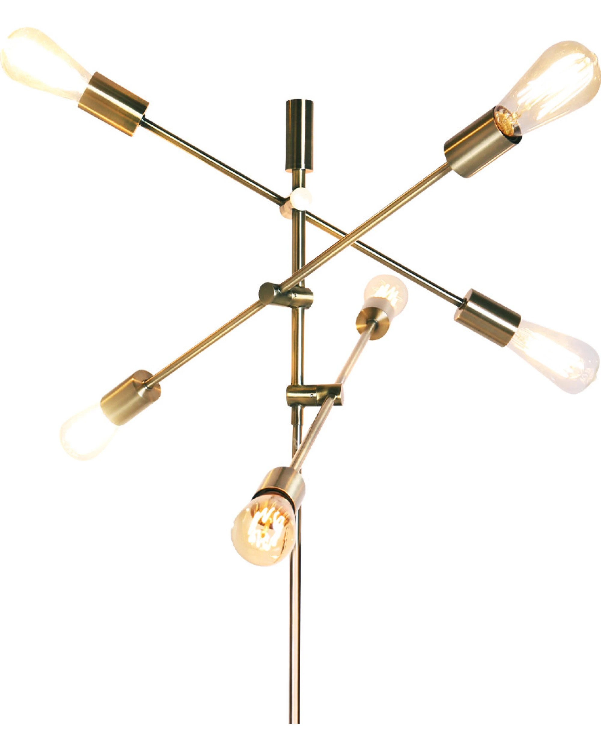 2 Sarantino 6-Light Metal Sputnik Floor Lamp, 2 of 10