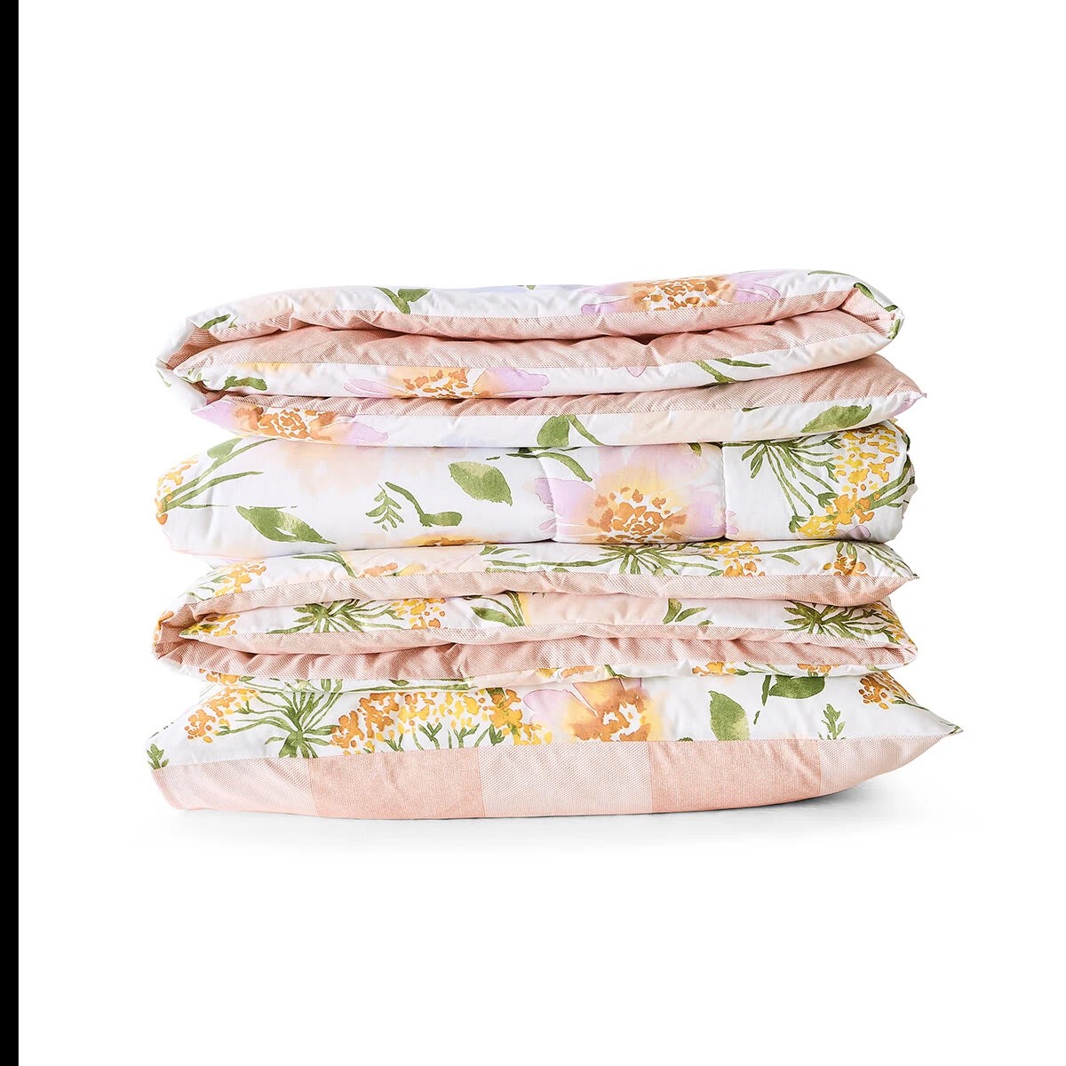 6 Belle Cotton Rich Reversible Comforter Set - Double Bed, 6 of 7