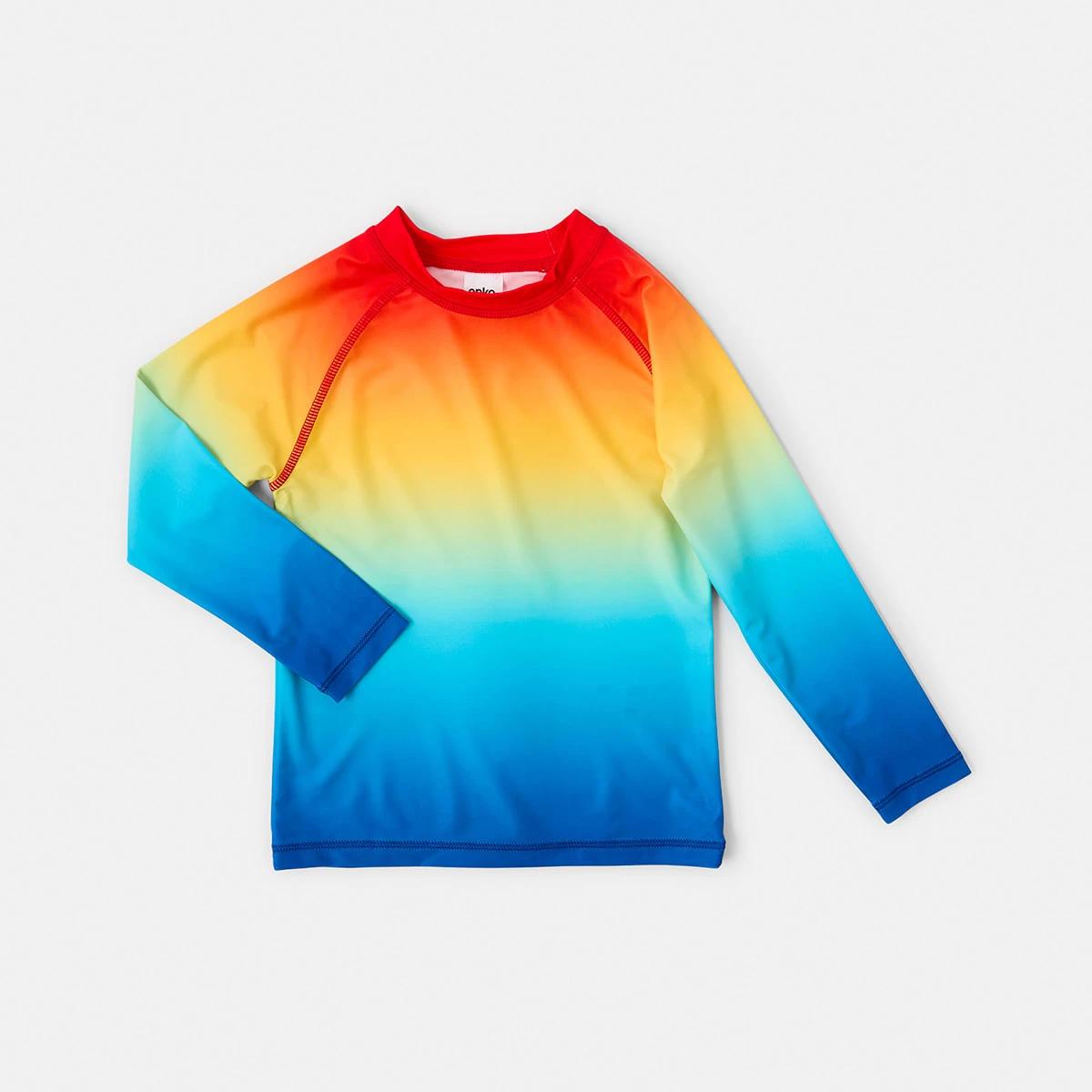 7 Ombre Long Sleeve Rash Vest Ombre, 7 of 8