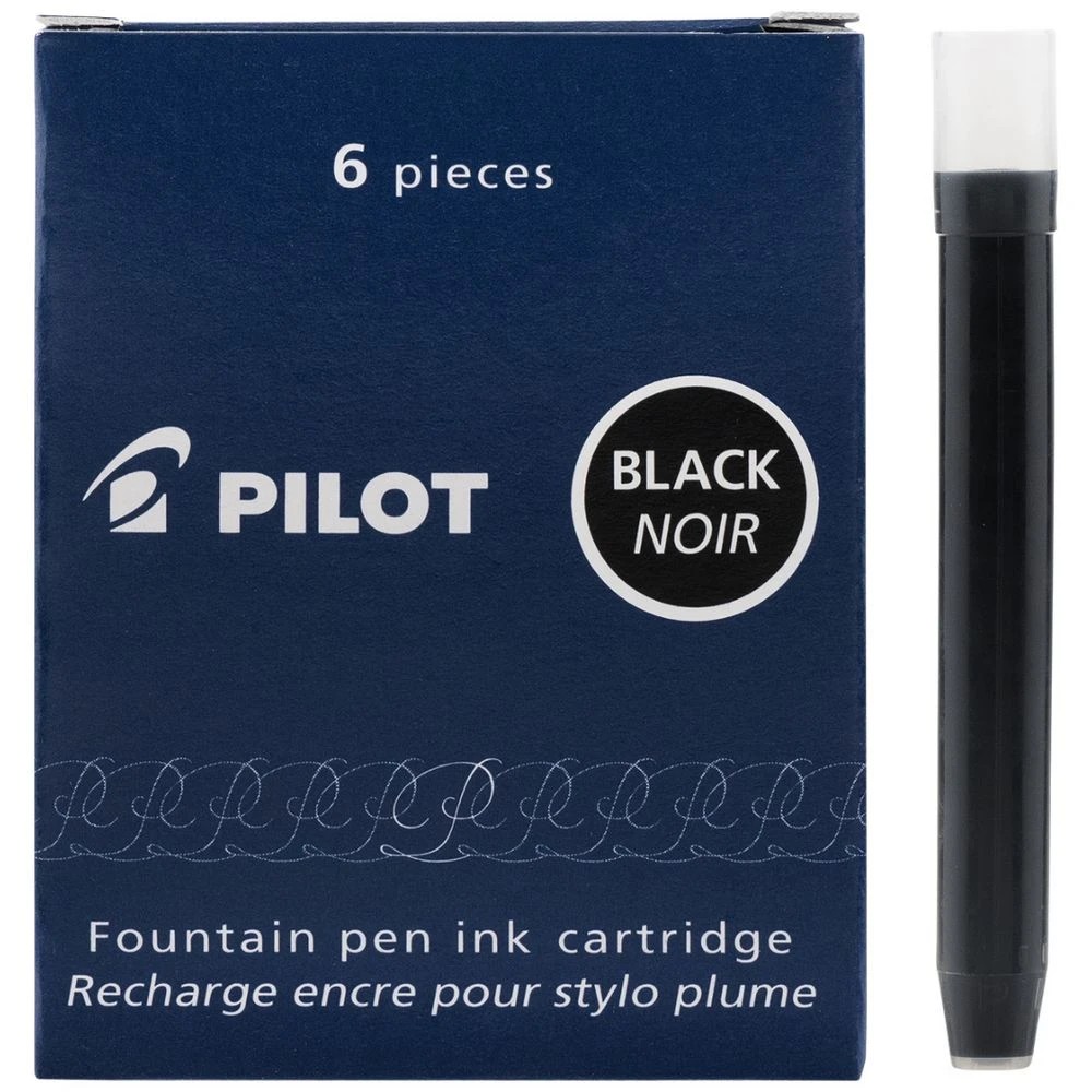 5 PILOT Namiki IC-50 Fountain Pen Ink Cartridges Black 6 Pack, 5 of 7