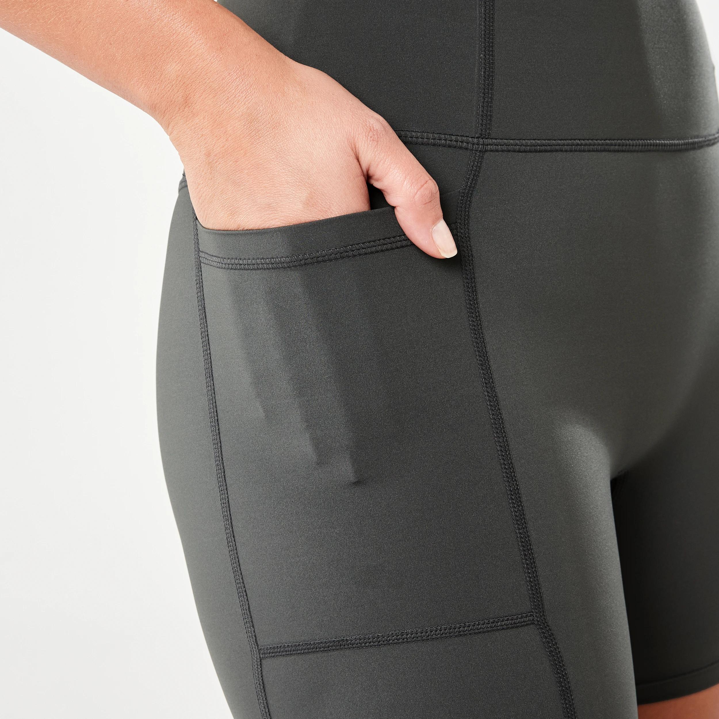 6 Active Womens Train Bike Shorts DARKISH GREY, 6 of 7
