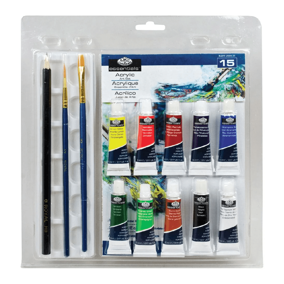 1 Royal & Langnickel Essentials Acrylic Paint Set 15 Piece, 1 of 2