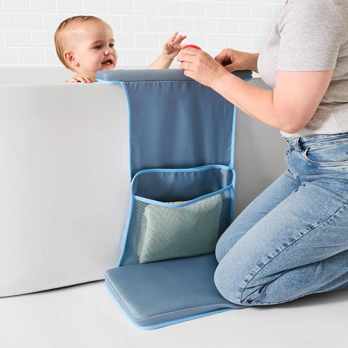 1 Bath Kneeler - Blue, 1 of 10