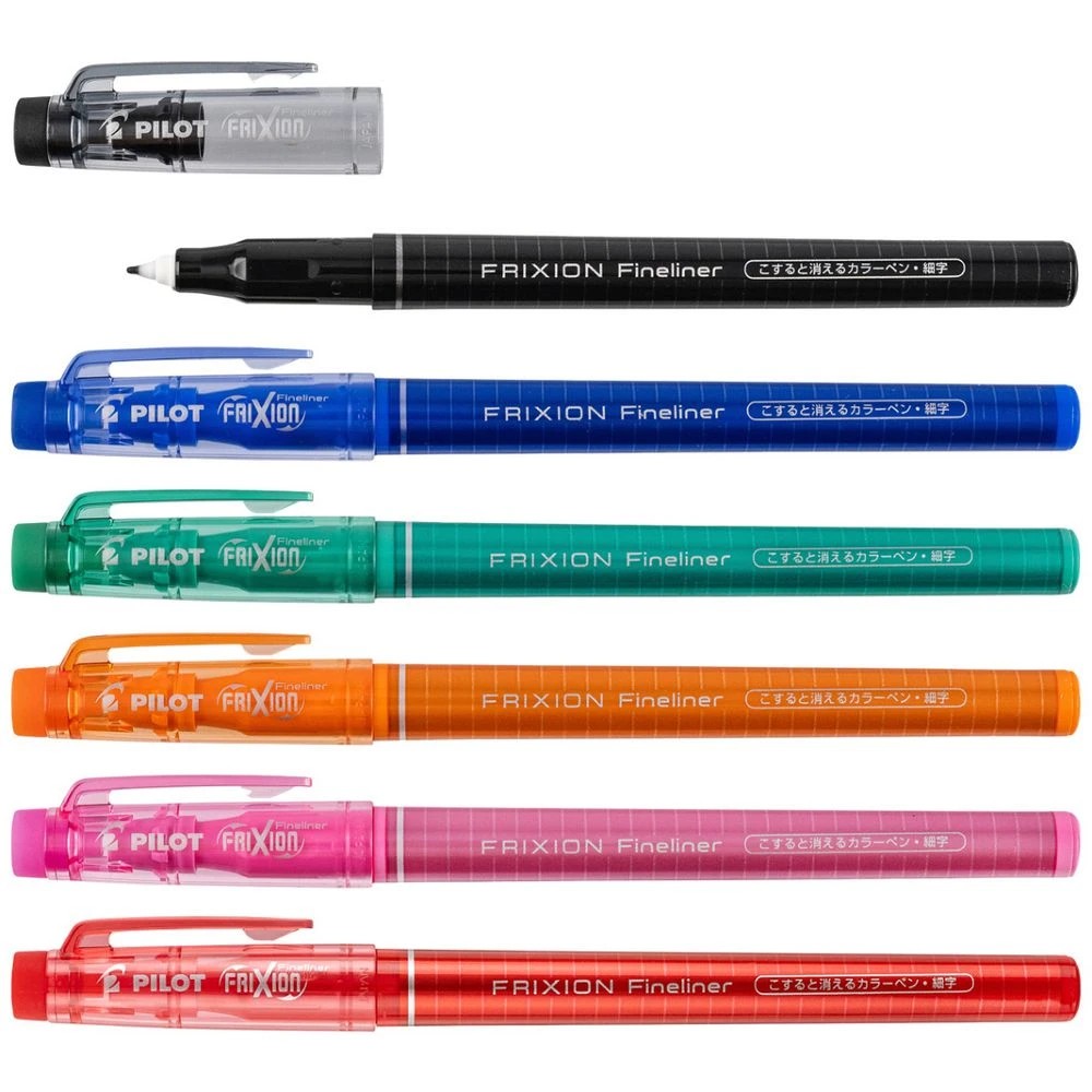 3 PILOT FriXion Fineliners Assorted 6 Pack, 3 of 7