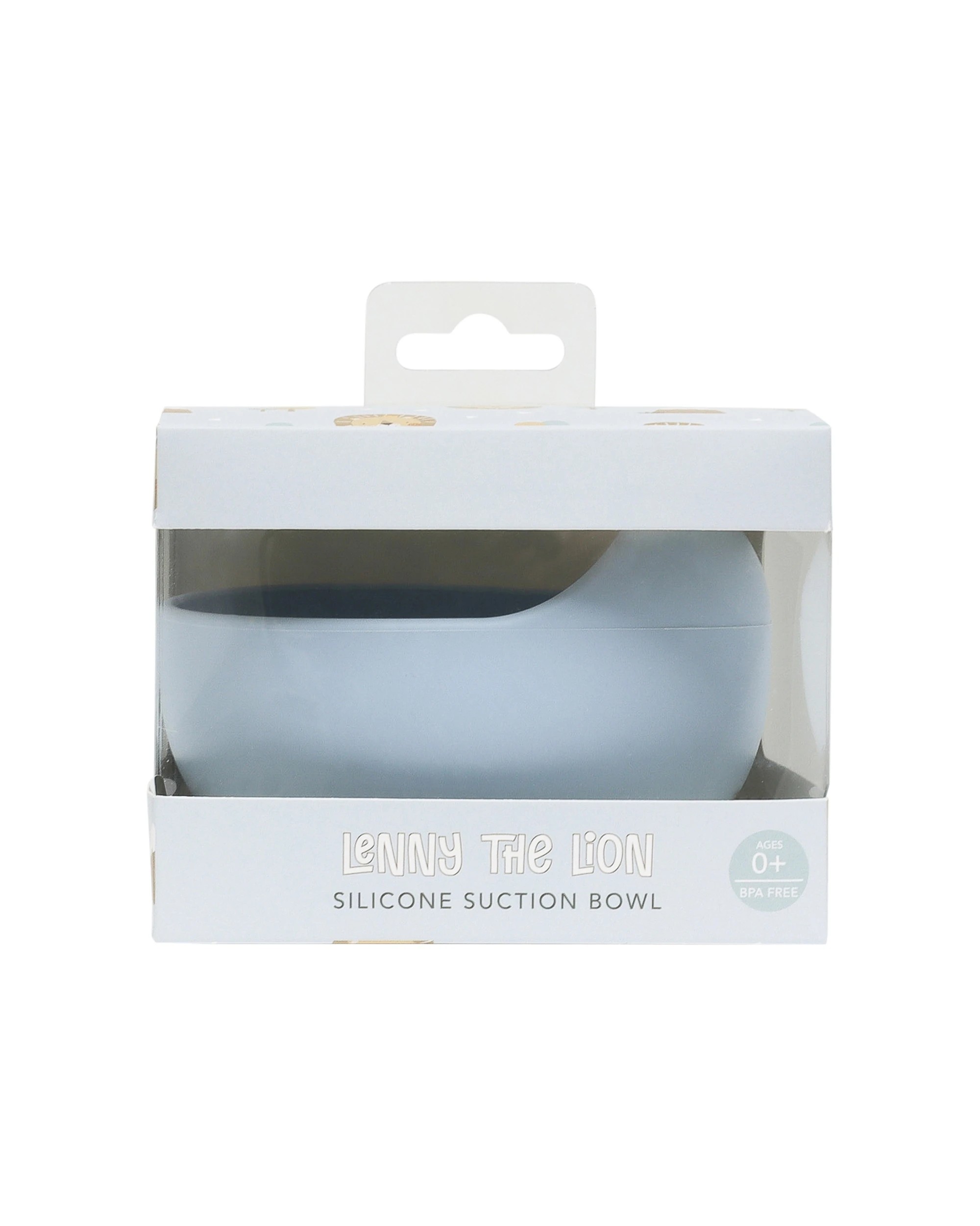 2 Splosh Baby Lion Silicone Suction Bowl 0 Years Microwave Safe LFGB Grade - Blue, 2 of 2
