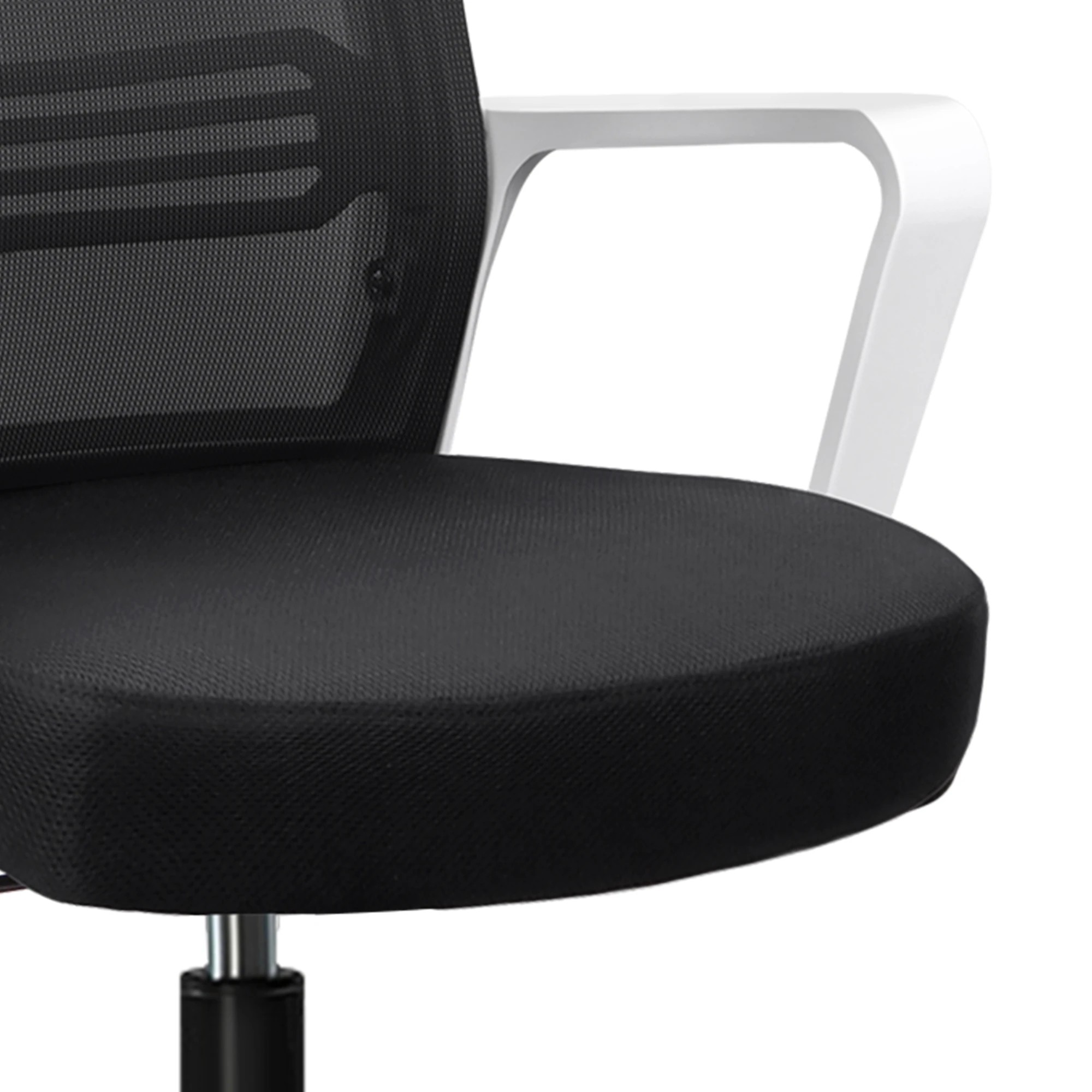 8 Alfordson Mesh Office Chair Executive Computer Seat Work Gaming Racing Study - White Black, 8 of 10