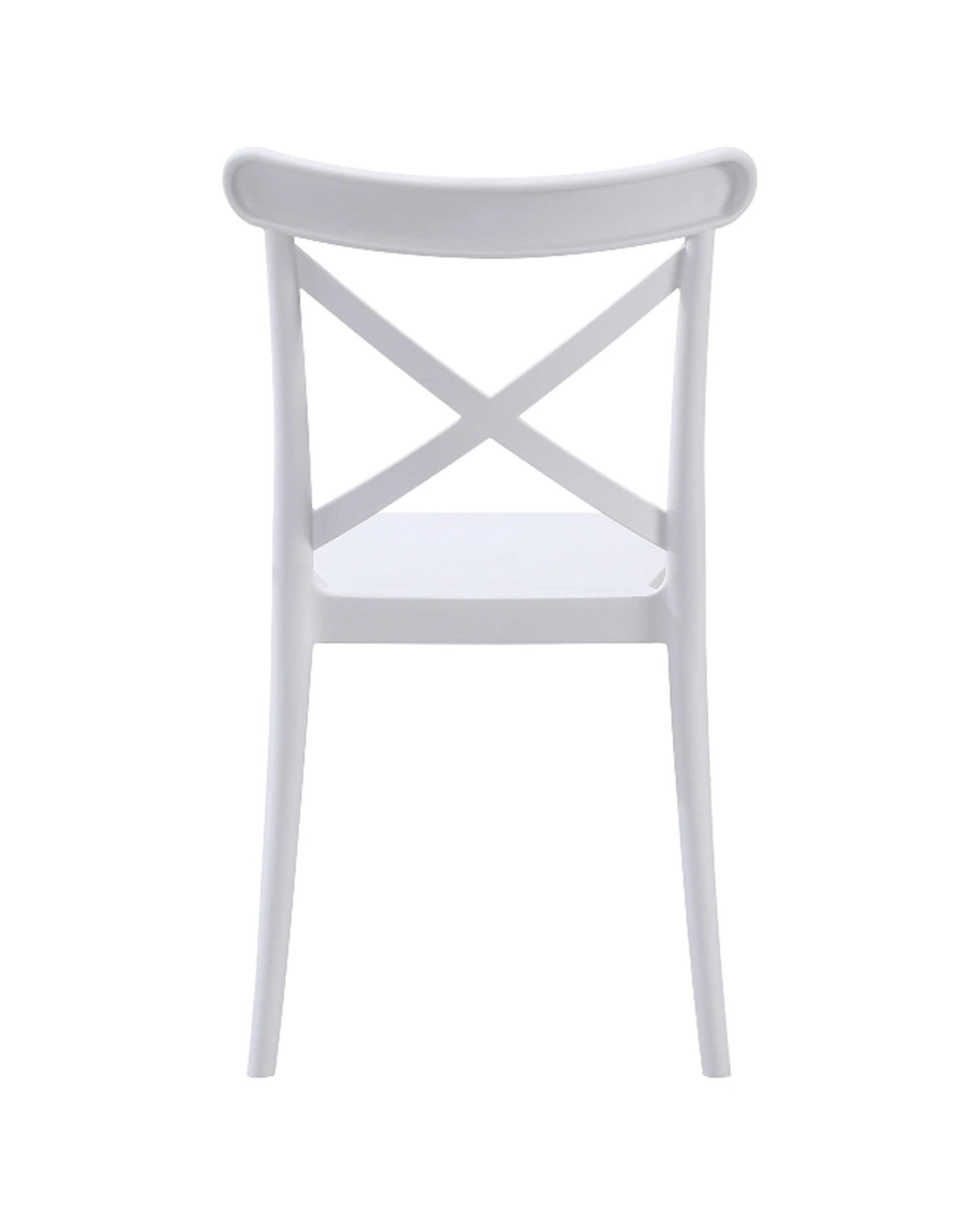 Fab Habitat Trancoso Stackable Outdoor Chair Single - White - Kmart