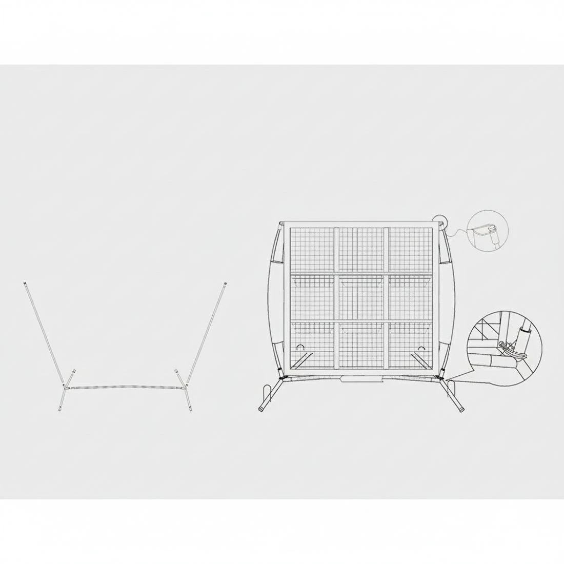 6 Everfit Soccer Net Baseball Pitching Football Goal Training Aid 9 Target Zone - Multi, 6 of 6