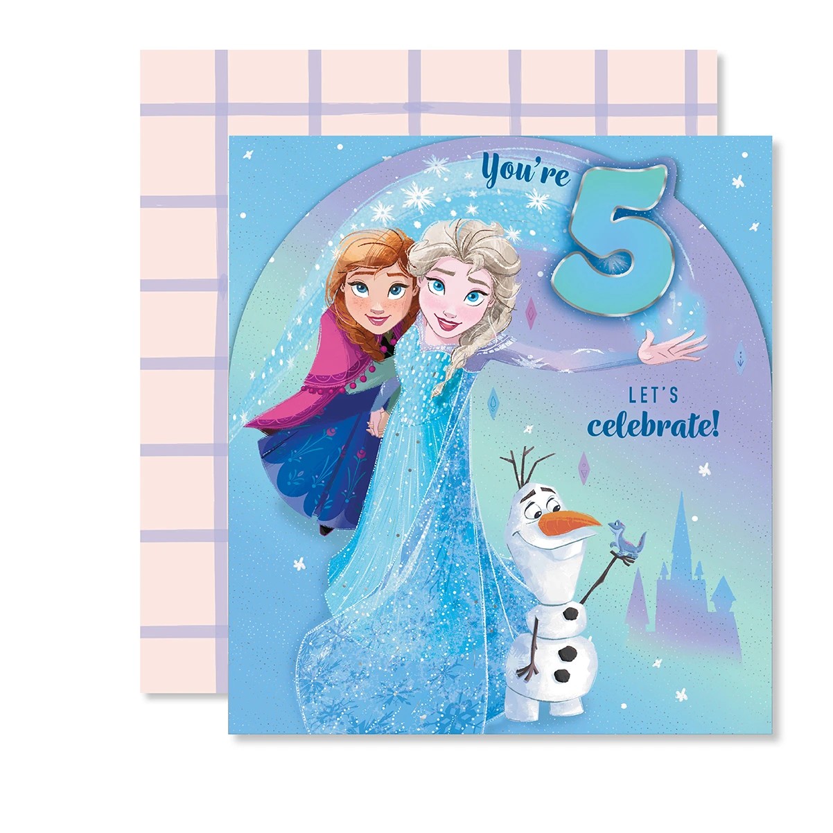 1 Hallmark 5th Birthday Card - Frozen, 1 of 3