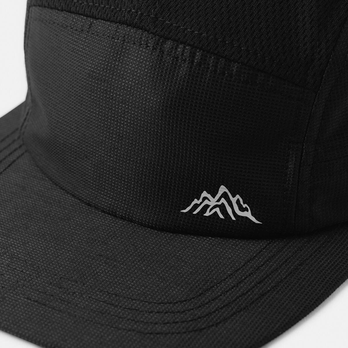 3 5 Panel Sports Cap BLACK, 3 of 4