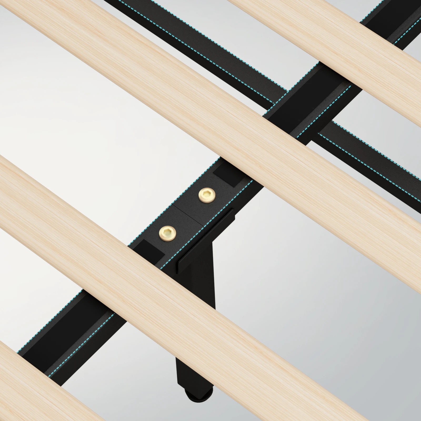 8 Alfordson Bed Frame Queen Size Gas Lift Storage Mattress Base Fabric Dinana - Grey, 8 of 10