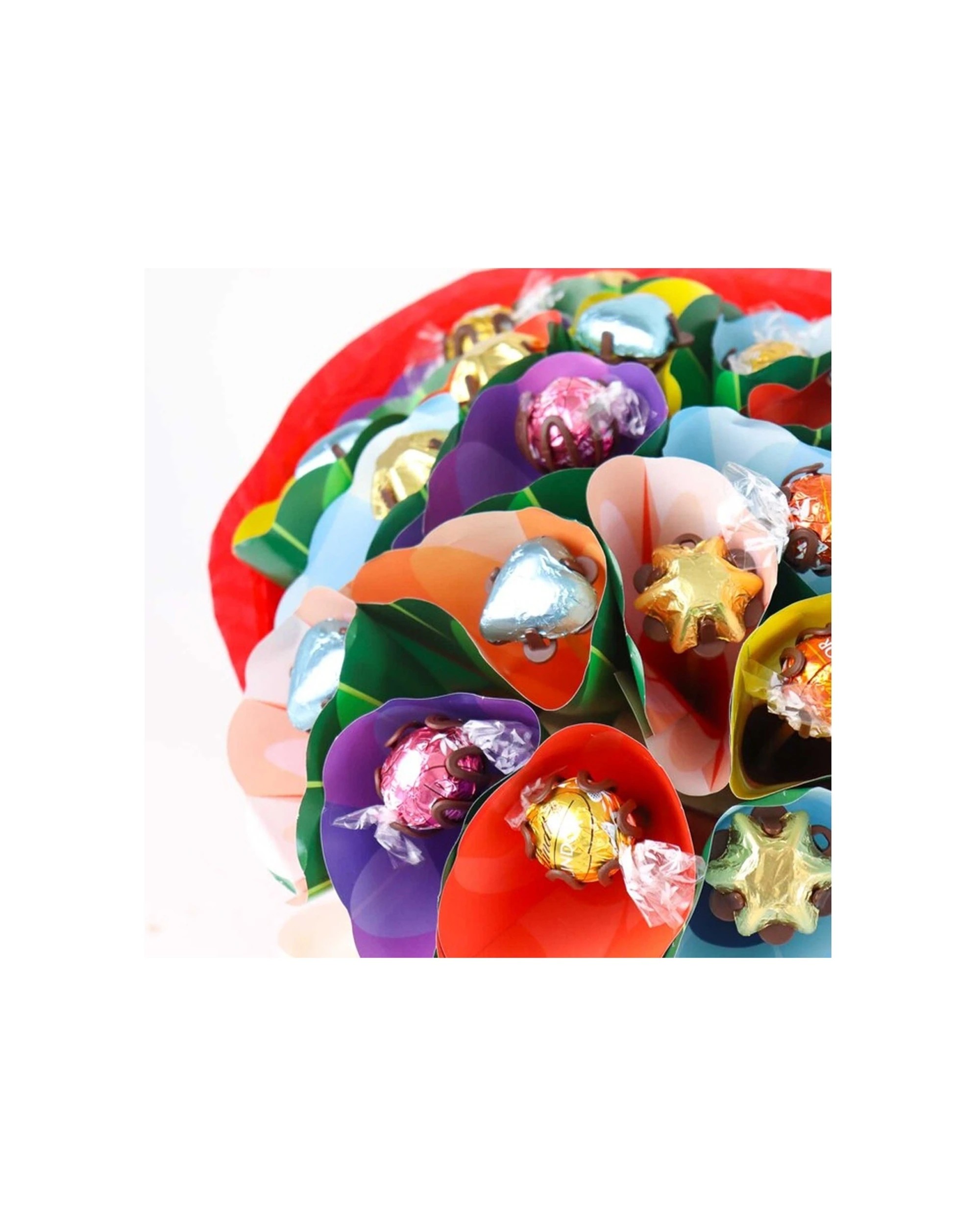 3 Edible Blooms Happy Birthday Bouquet Gift Gourmet Chocolates Small - Multi, 3 of 5