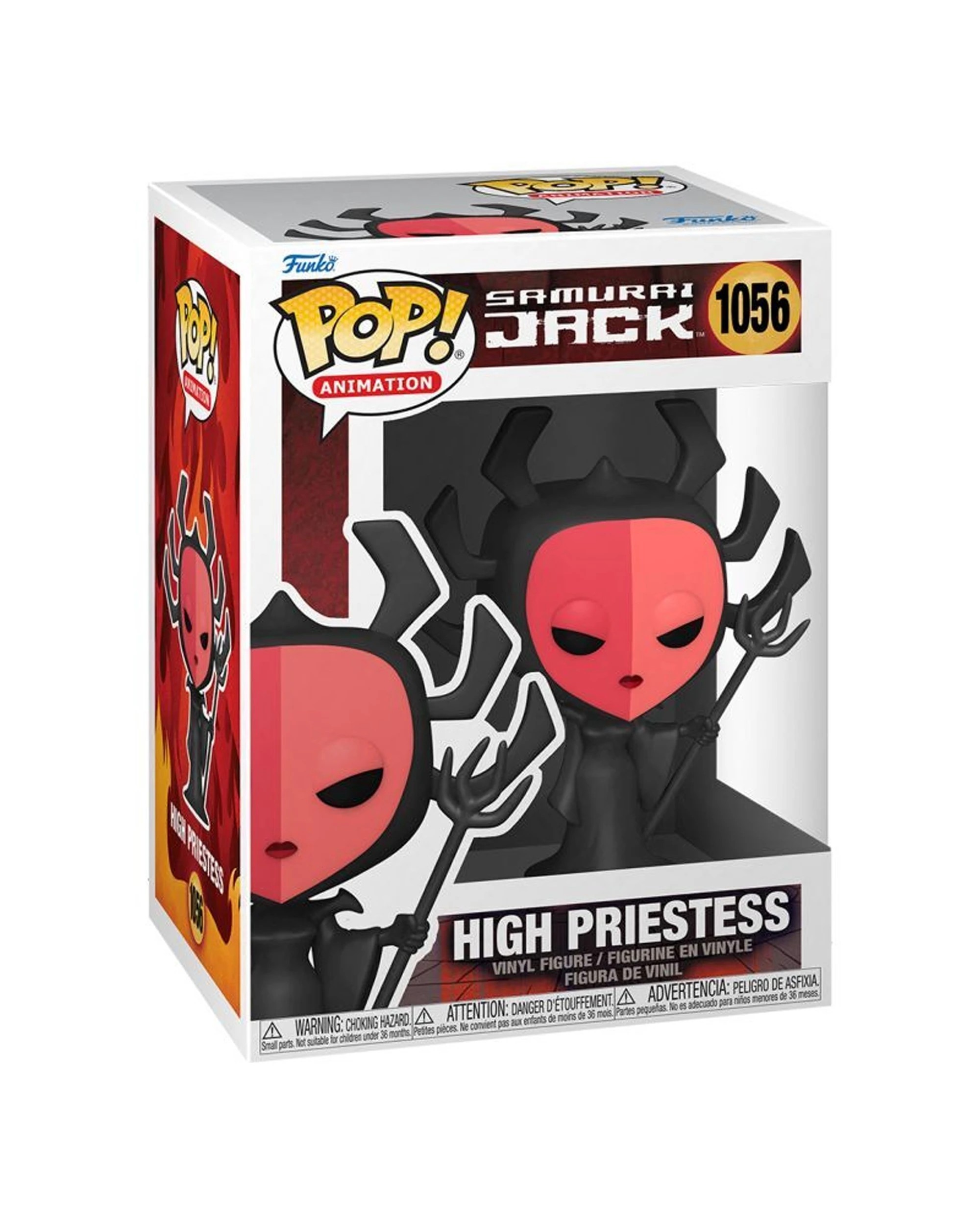 2 Pop Vinyl Figurine Samurai Jack - High Priestess 10cm Collectible Toy. - Black, 2 of 3
