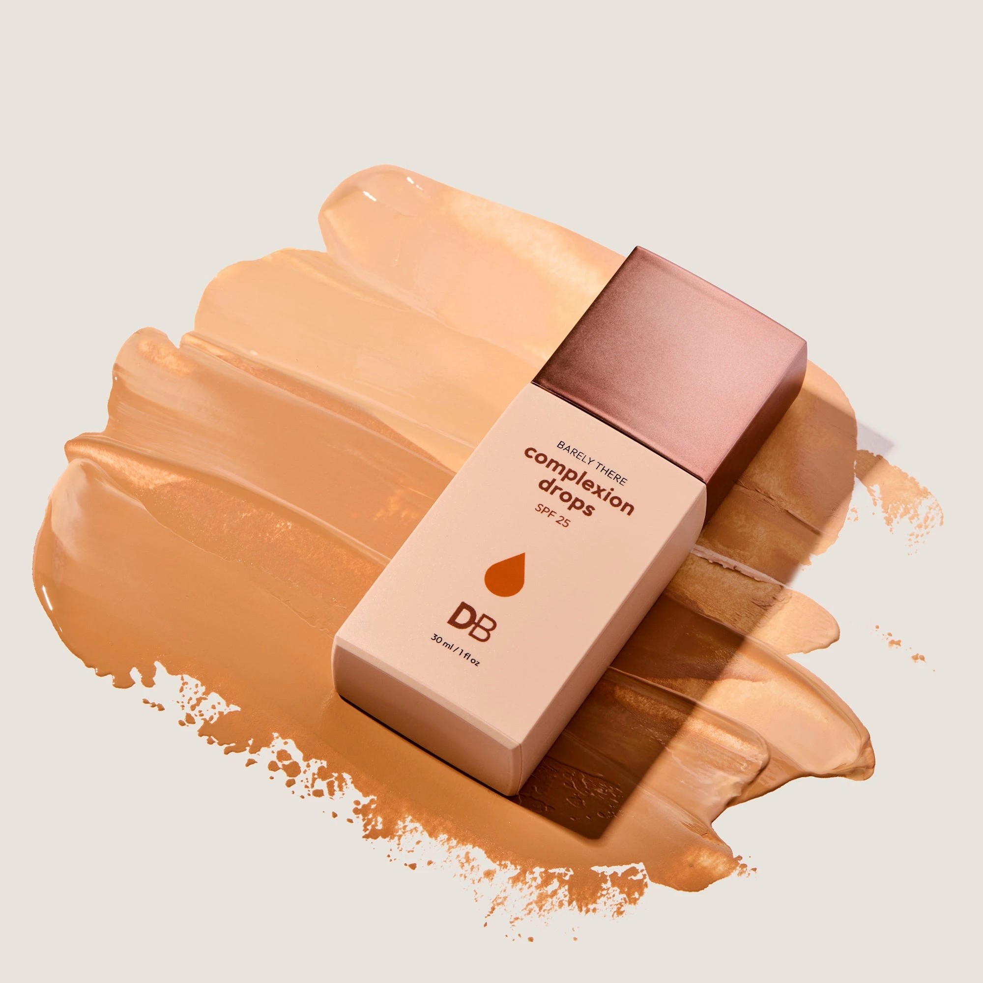 2 DB Designer Brands Barely There Complexion Drops SPF 25 - Light, 2 of 4