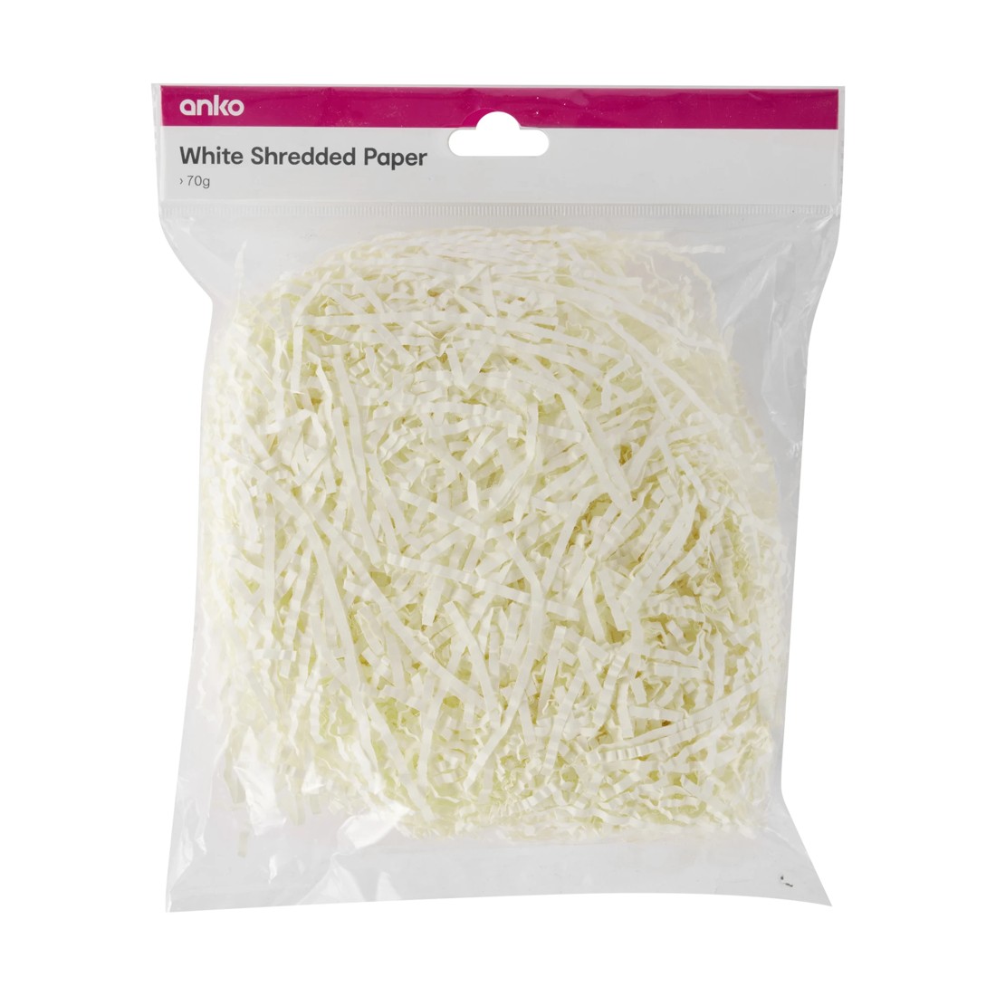 5 Shredded Paper - White, 5 of 5