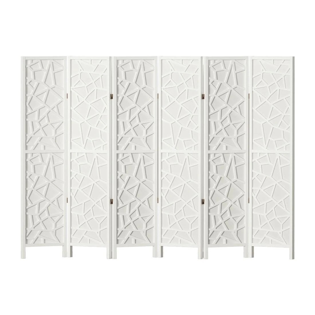 3 Artiss 6 Panel Room Divider Screen 244x170cm Clover - White, 3 of 7
