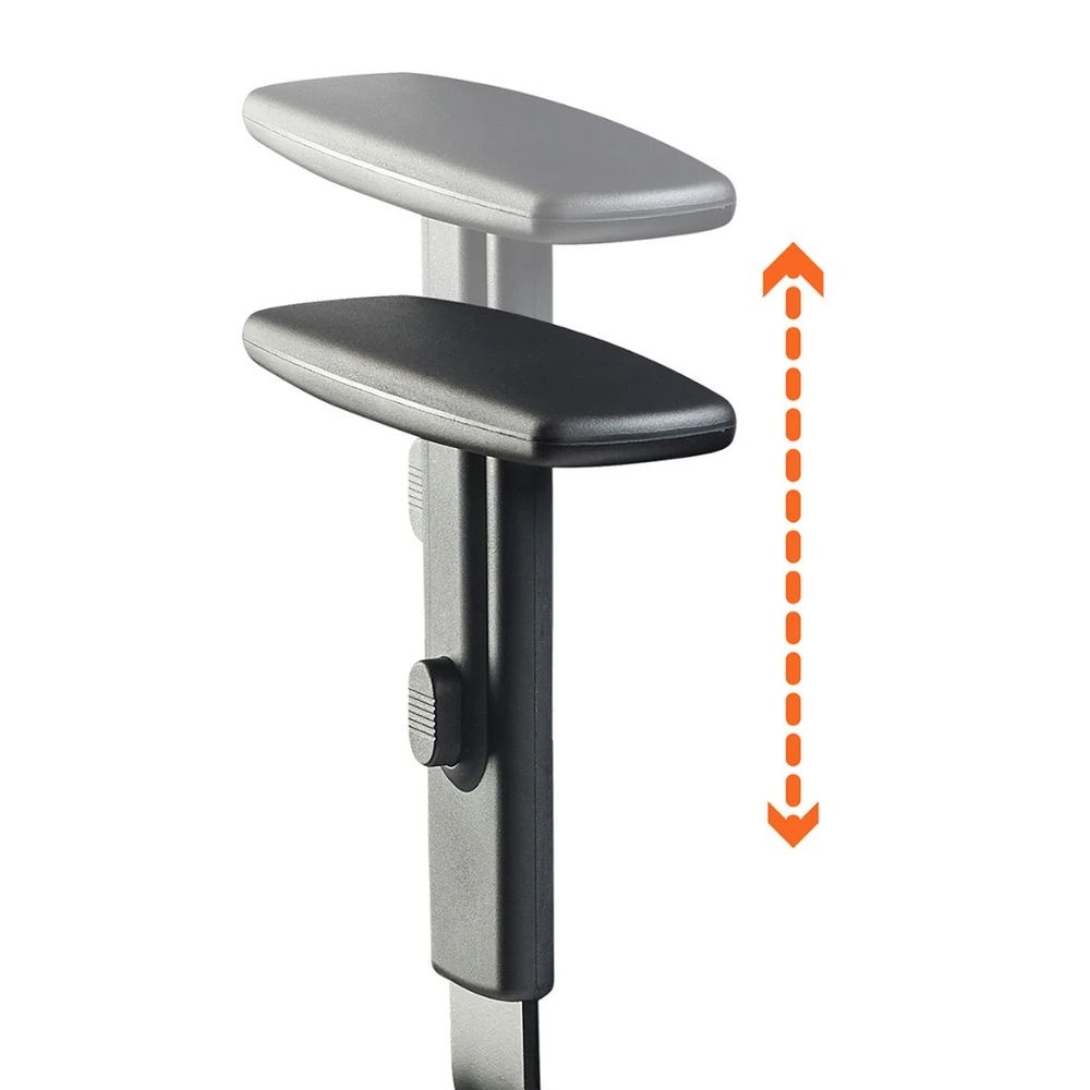 5 Pago Matrix II Plus Heavy-Duty w/Height Adjustable Arms Red Drafting Chairs, 5 of 6