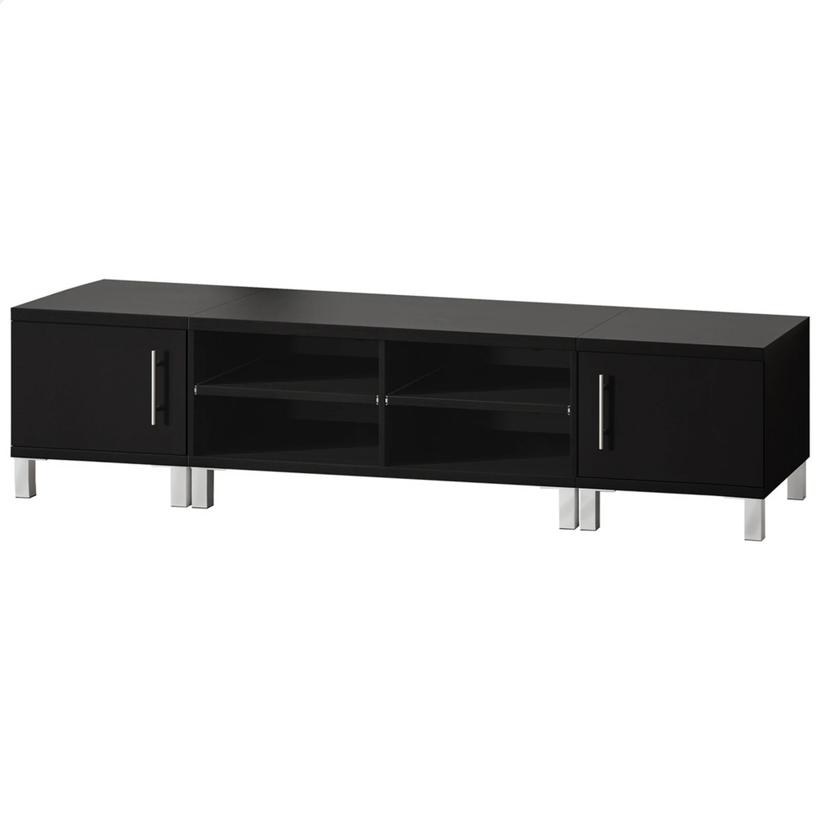 1 Alfordson Entertainment Unit TV Cabinet Stand Storage Drawer 190cm - Black, 1 of 10