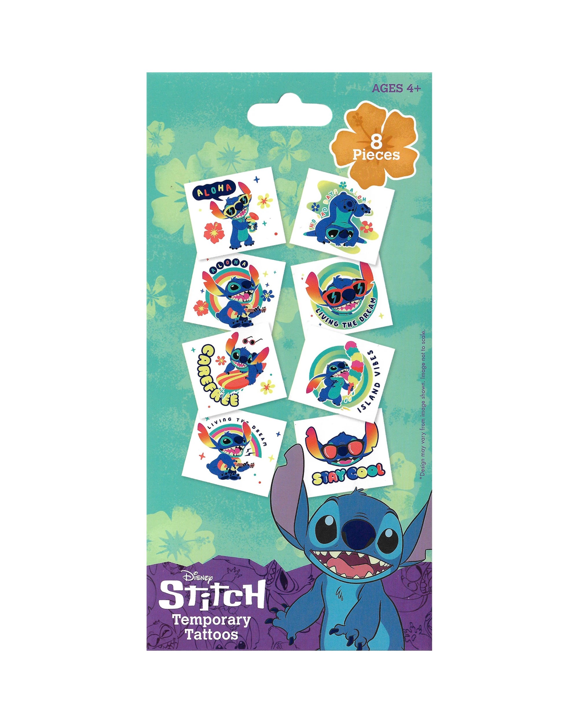 2 Amscan Lilo and Stitch Tattoos Pack of 8, 2 of 3