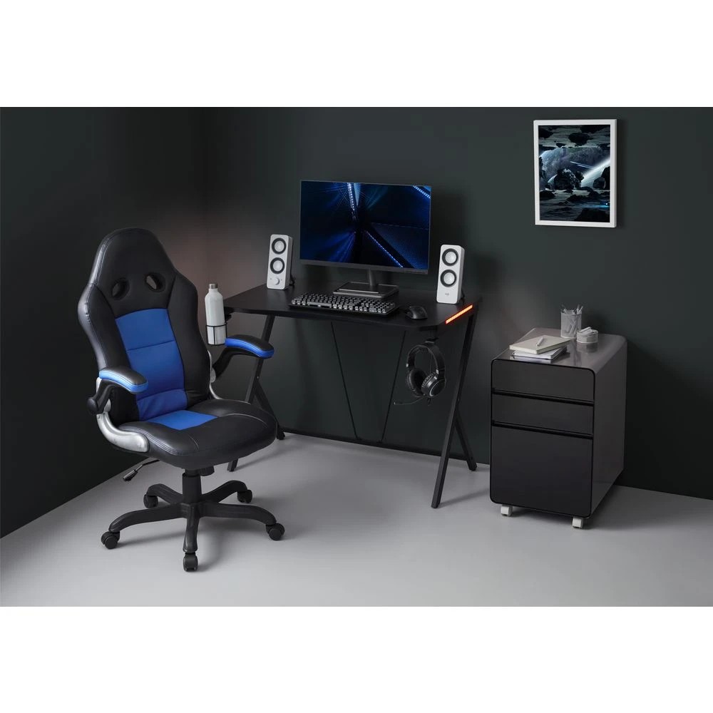 6 Typhoon Bathurst LED Gaming Desk 1000mm Black Desks, Tables and Workstations, 6 of 8