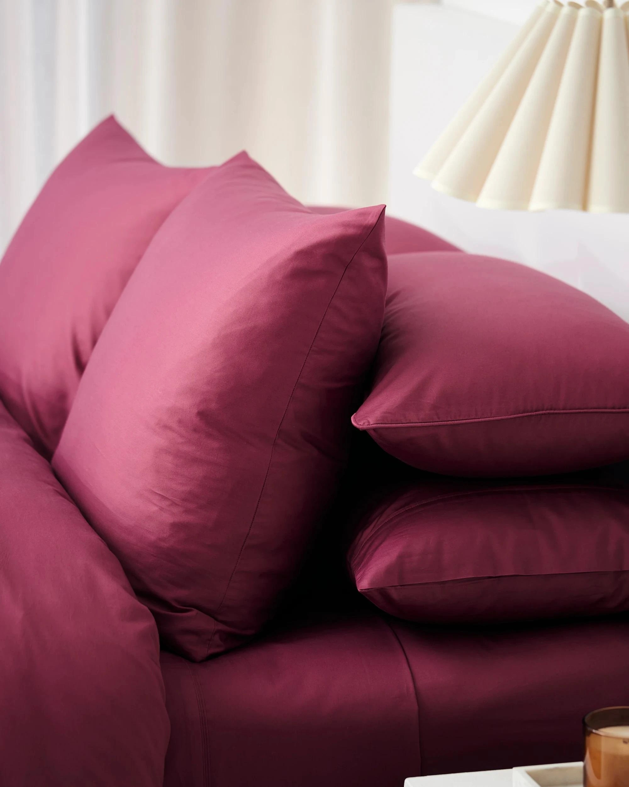 4 Target Luxury Egyptian Cotton Quilt Cover Set - Queen Bed - Pink, 4 of 10