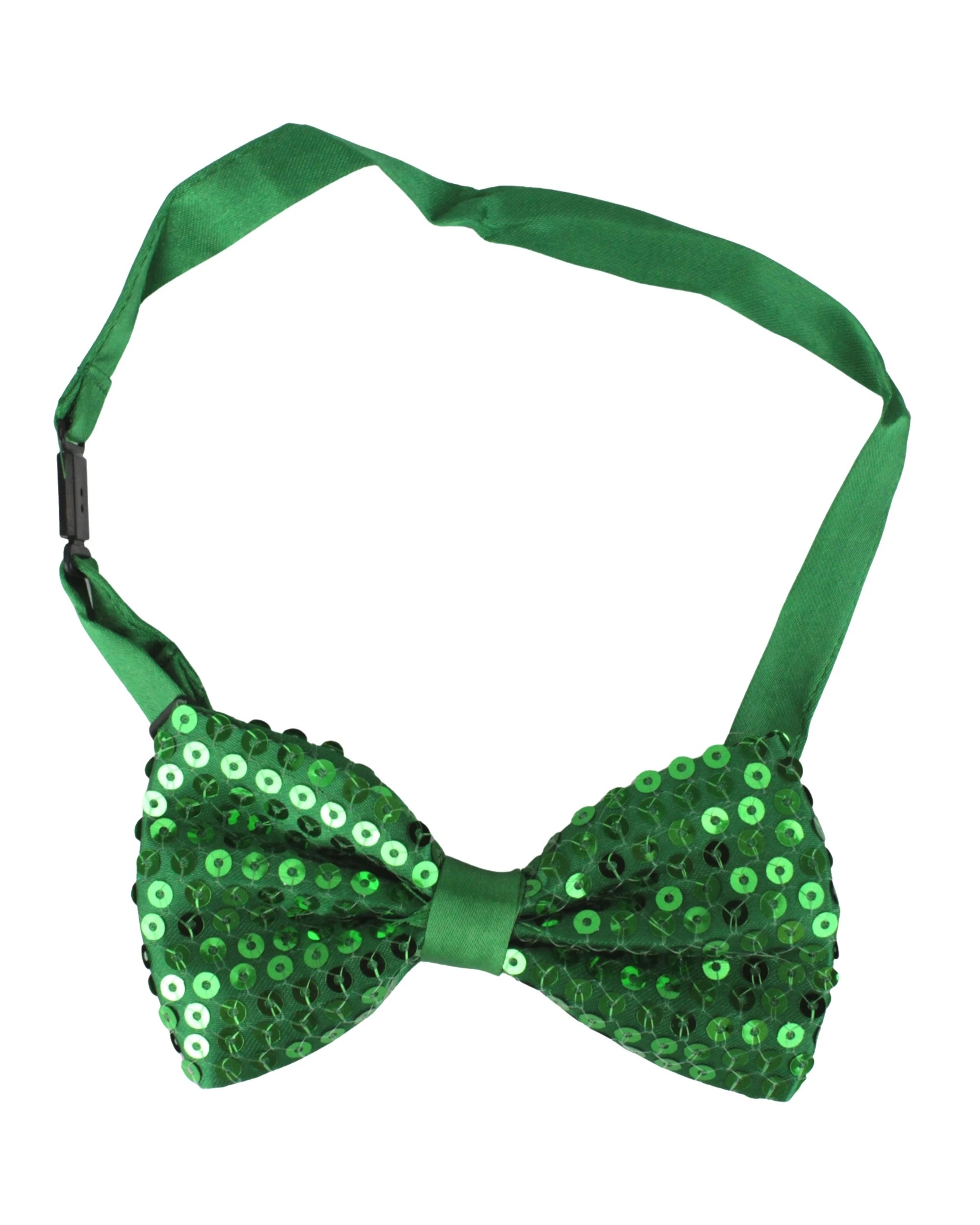 1 Partyrama Sequin Bow Tie - Green, 1 of 1