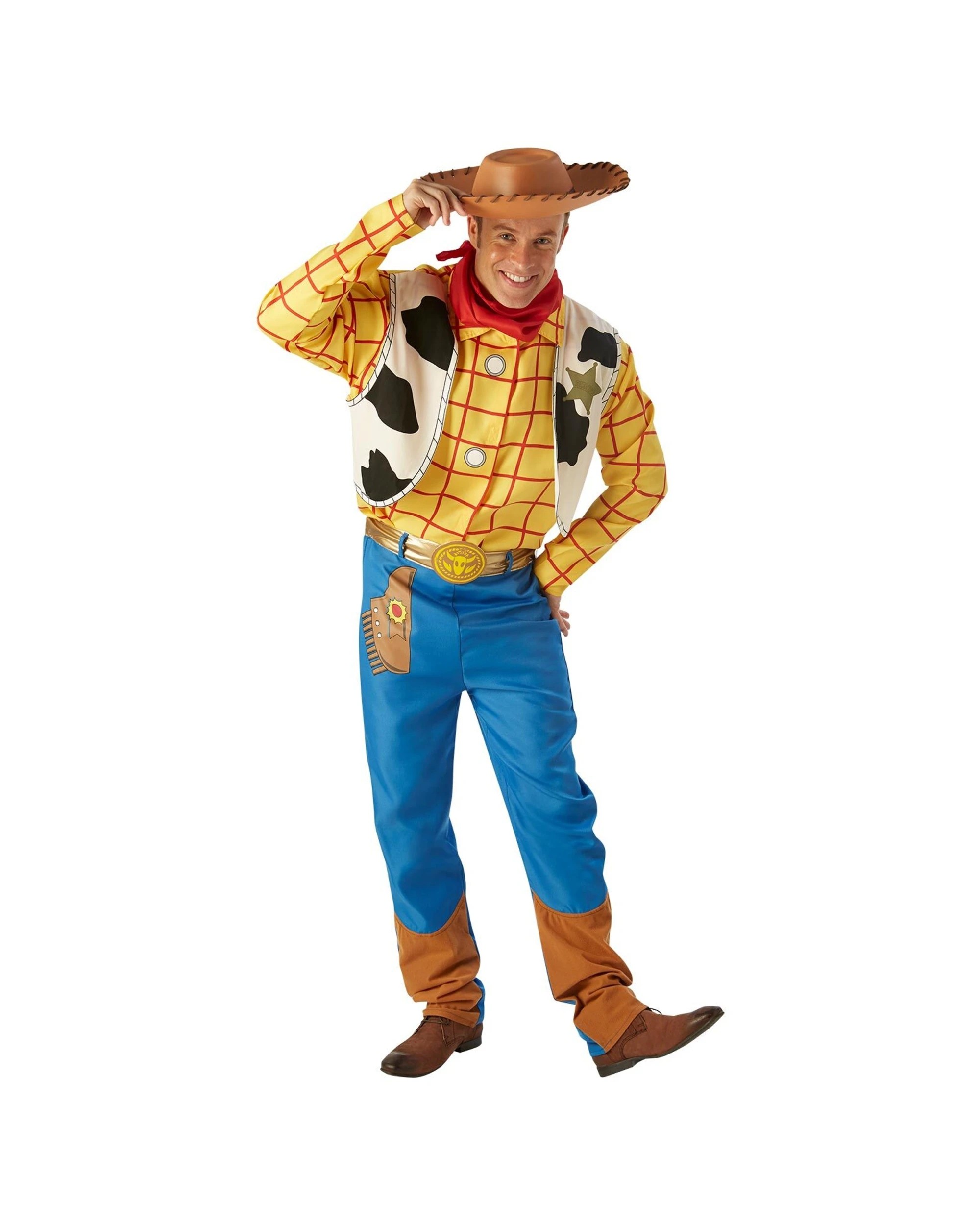 3 Disney Pixar Woody Deluxe Adult Dress Up Costume Size Standard - Multi, 3 of 4