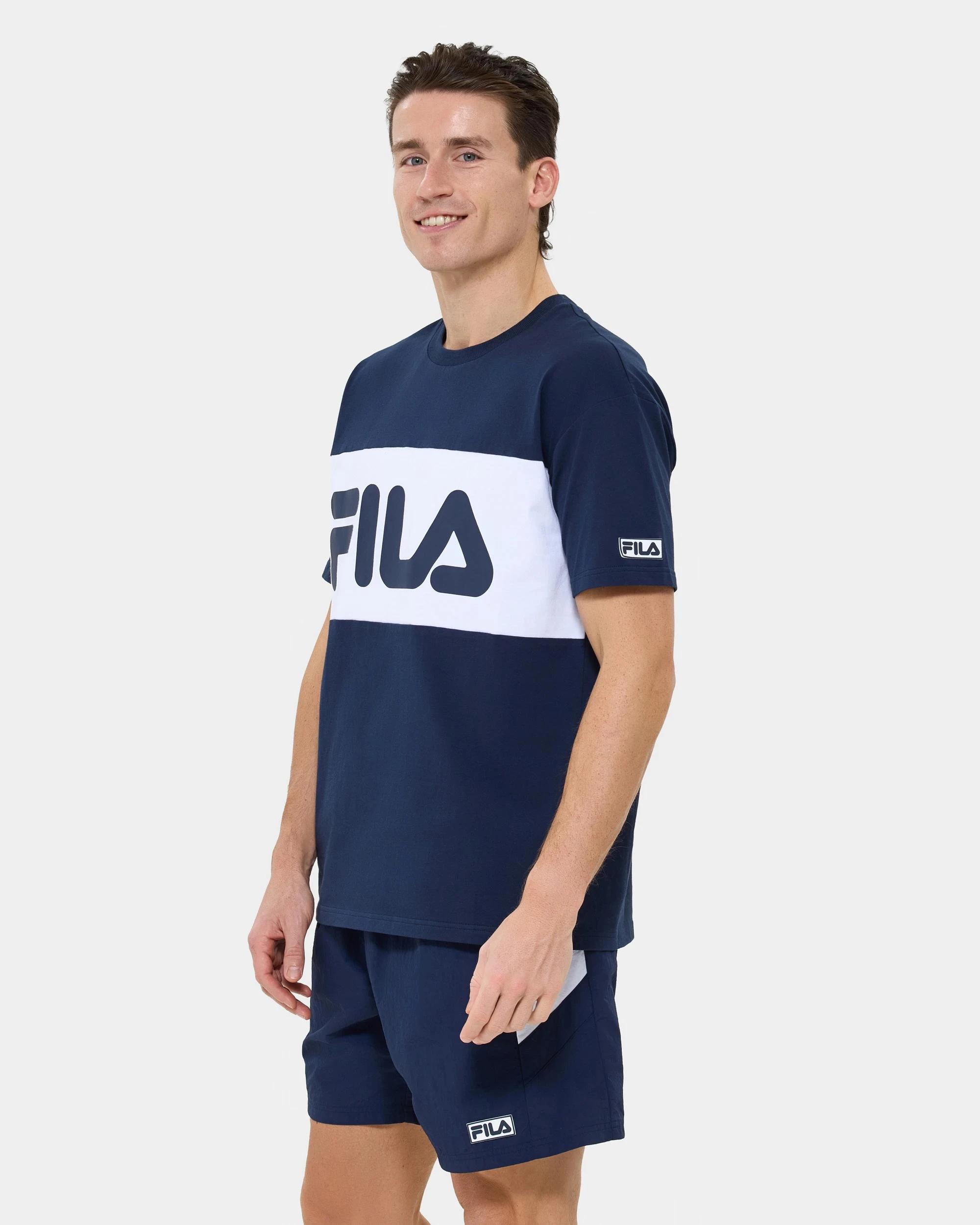 2 Block T-Shirt - Fila NAVY, 2 of 9