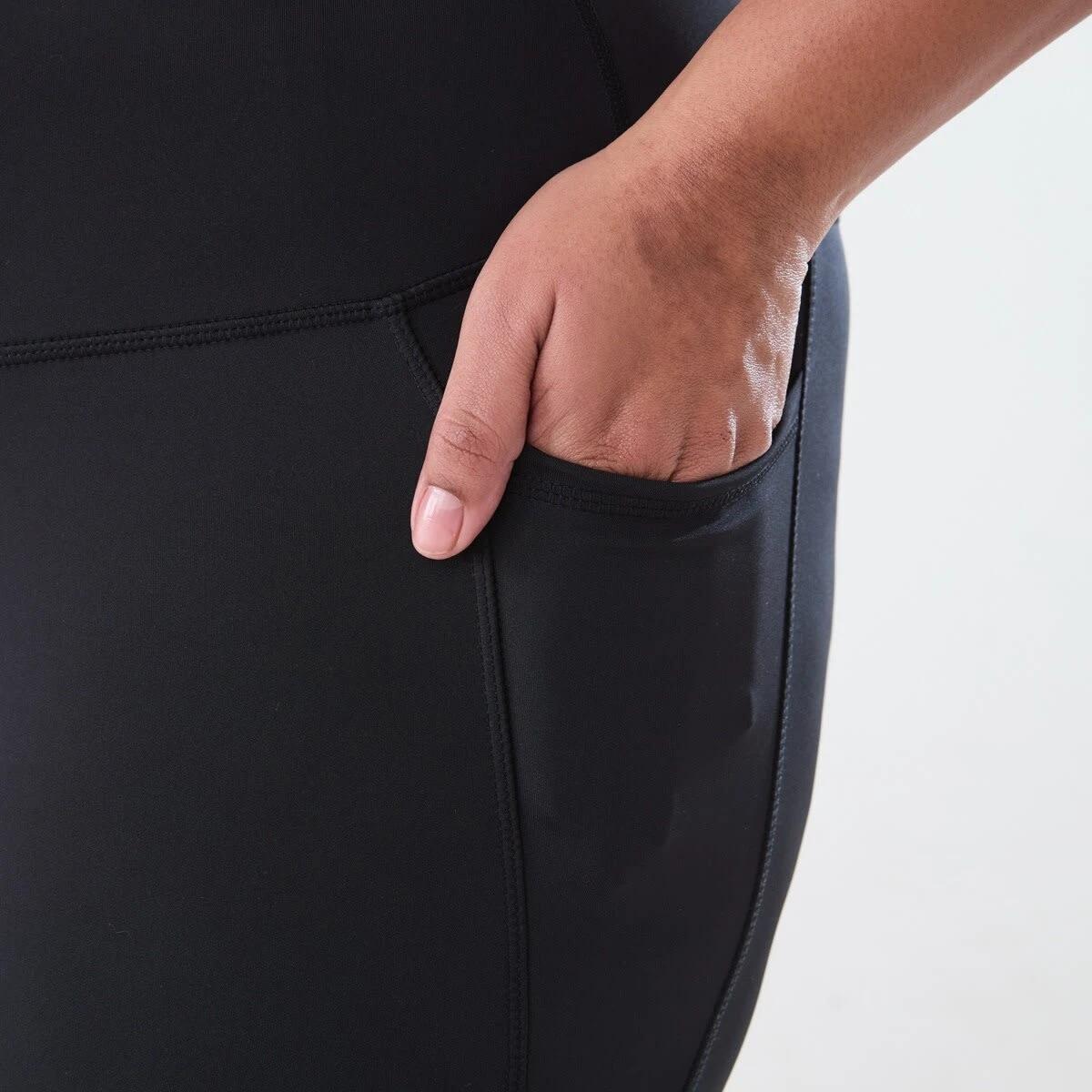4 Curve Crop Leggings BLACK, 4 of 5