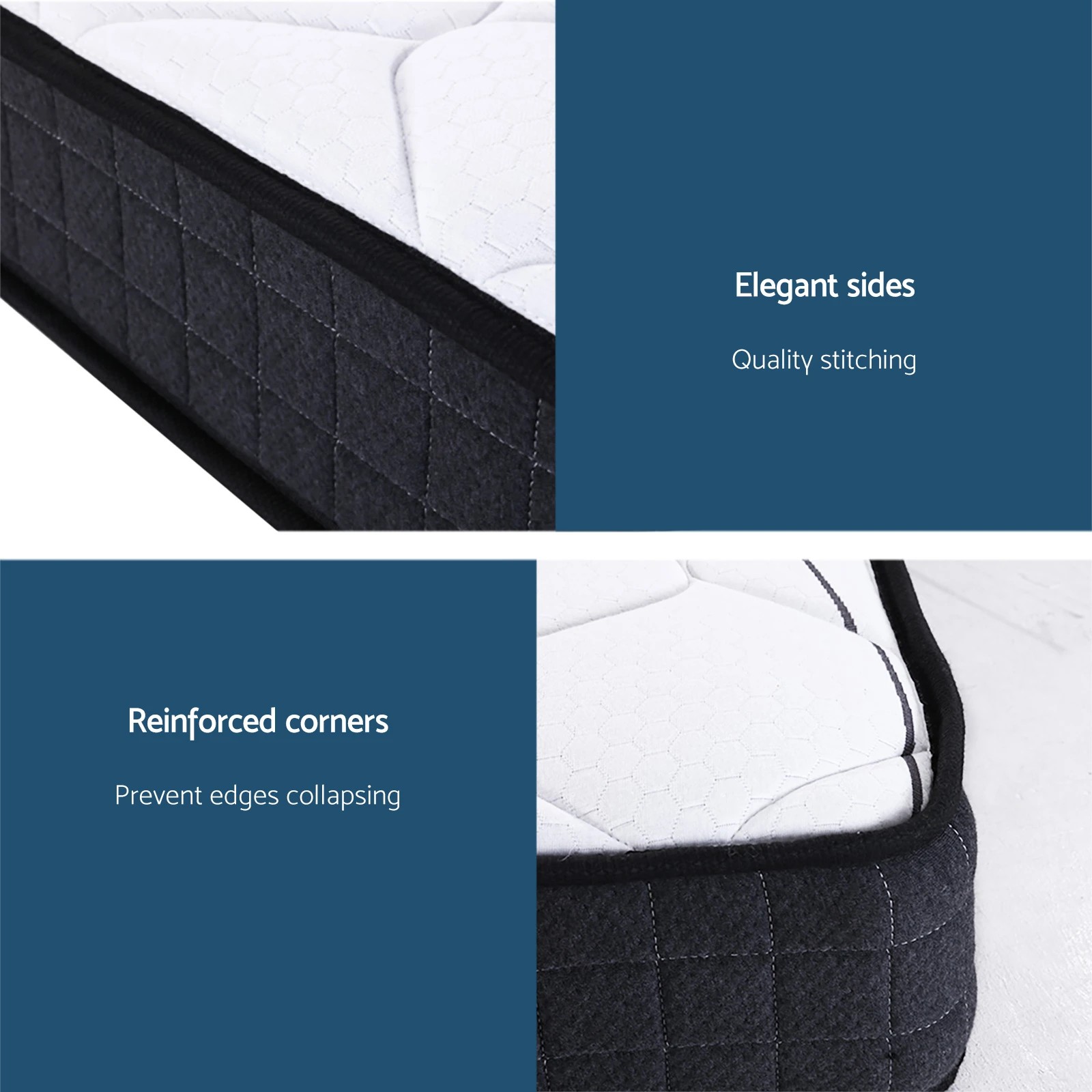 8 Giselle Bedding 16cm Mattress Medium Firm Double - Double Bed - Multi, 8 of 9