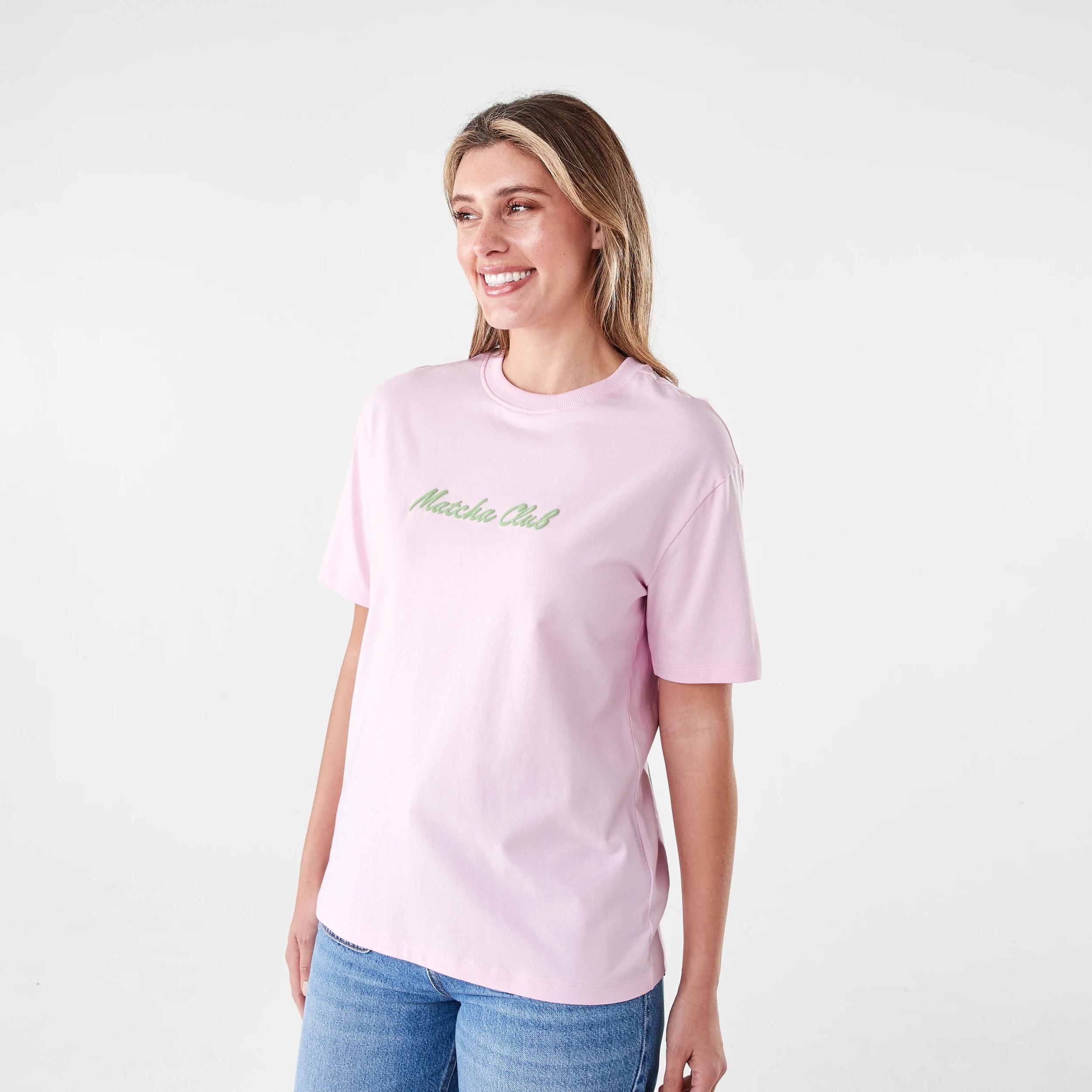 2 Short Sleeve Oversized Boyfriend T-shirt Matcha Clb, 2 of 5