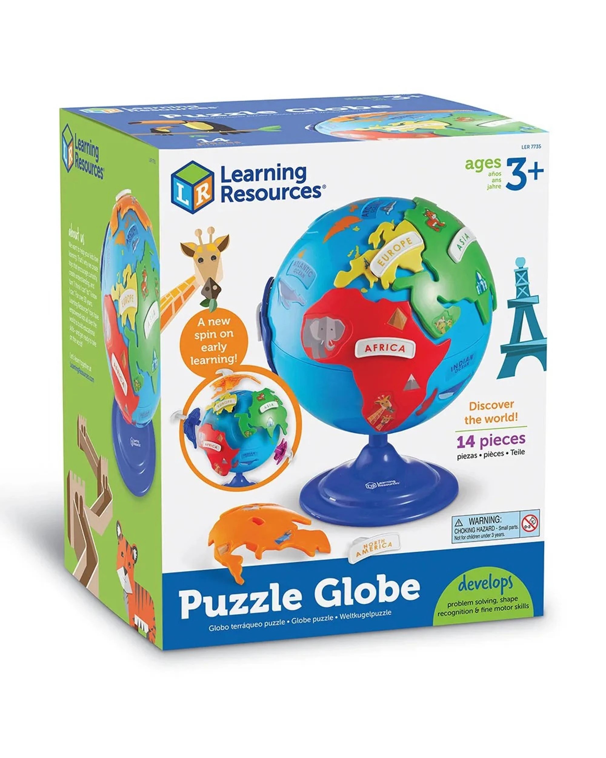 9 Learning Resources Puzzle Globe, 9 of 9