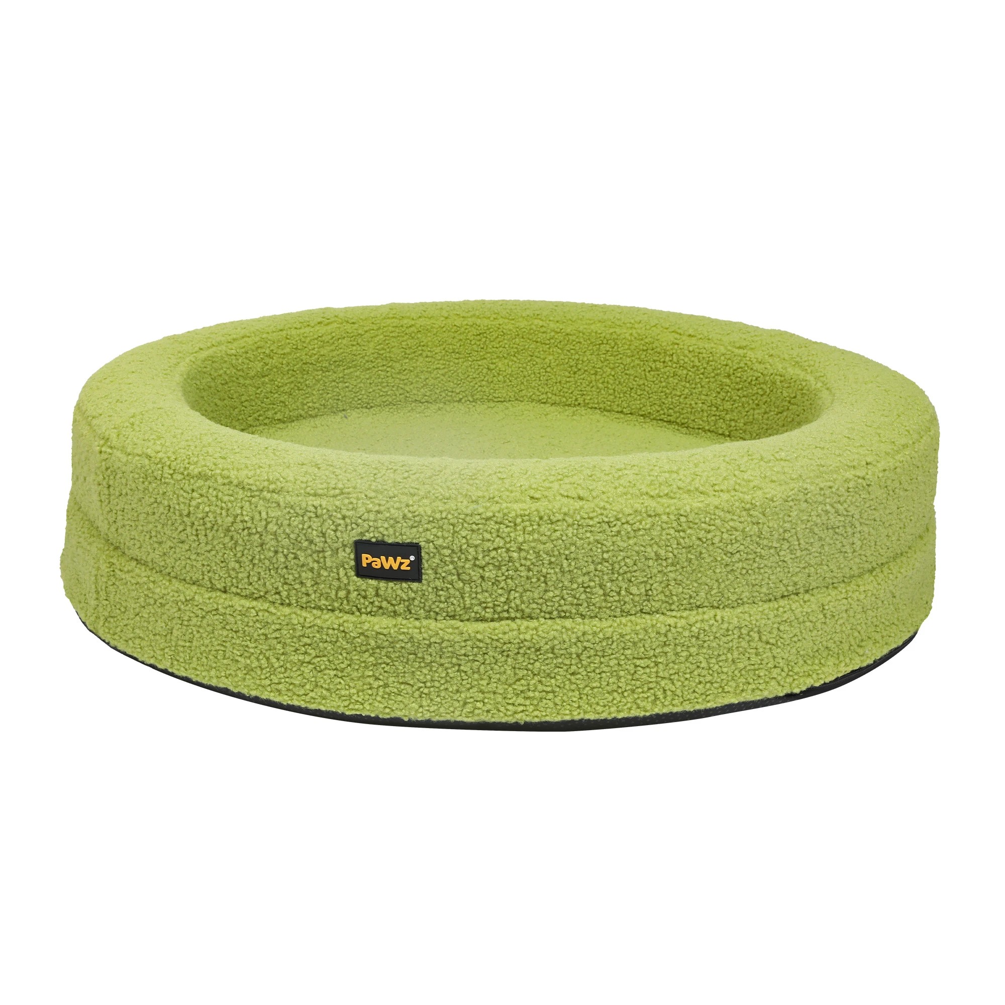 2 Pawz Washable Round Pet Bed  M - Green, 2 of 9