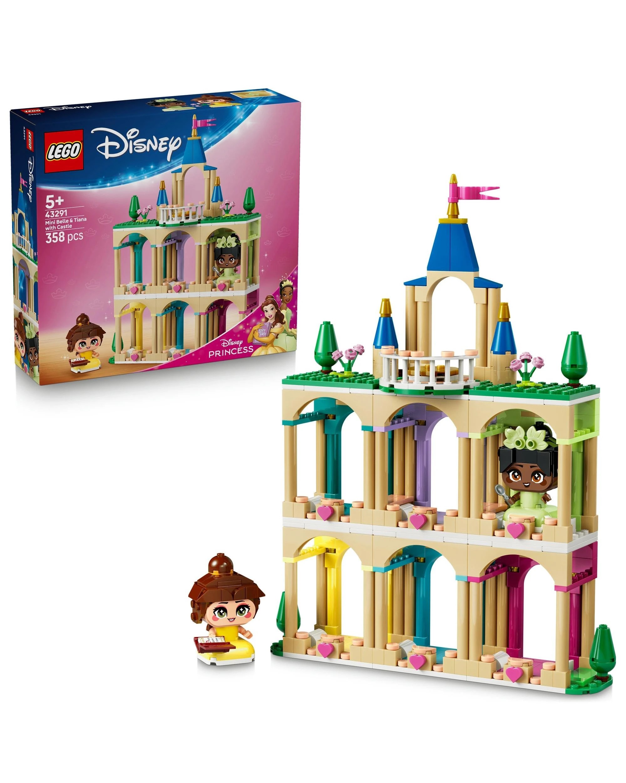 1 LEGO Disney: Princess Mini Belle and Tiana with Castle - 43291, 1 of 10