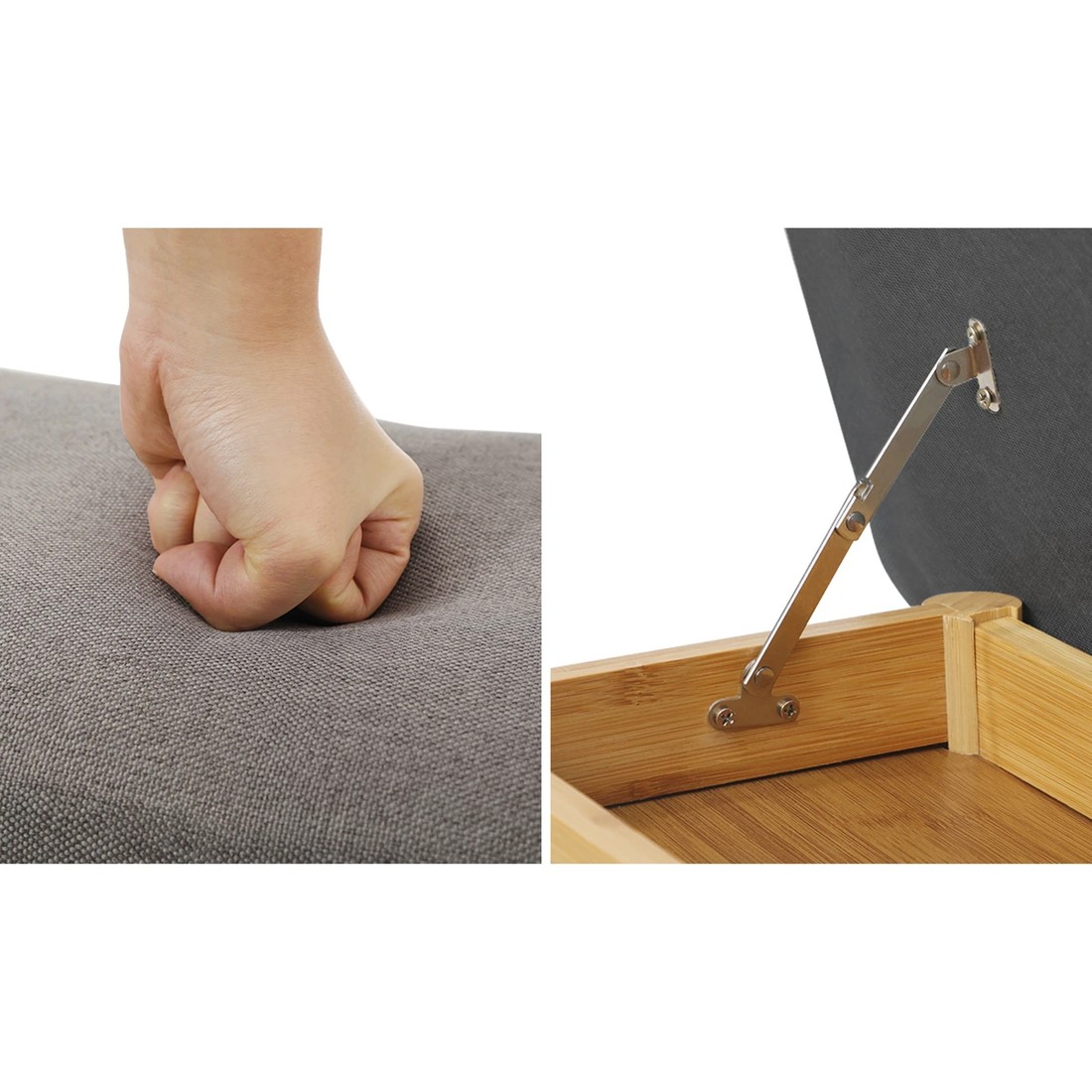 5 Oikiture Shoe Storage Bench Bamboo Shoes Rack Cabinet Shelf Organiser Stool 70cm
 - Natural, 5 of 10