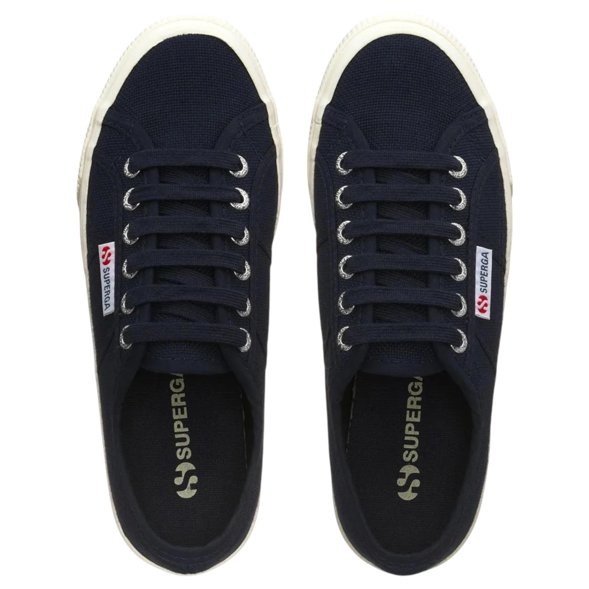 2 Superga Unisex 2790 Platform Navy Casual Shoes NAVY, 2 of 5