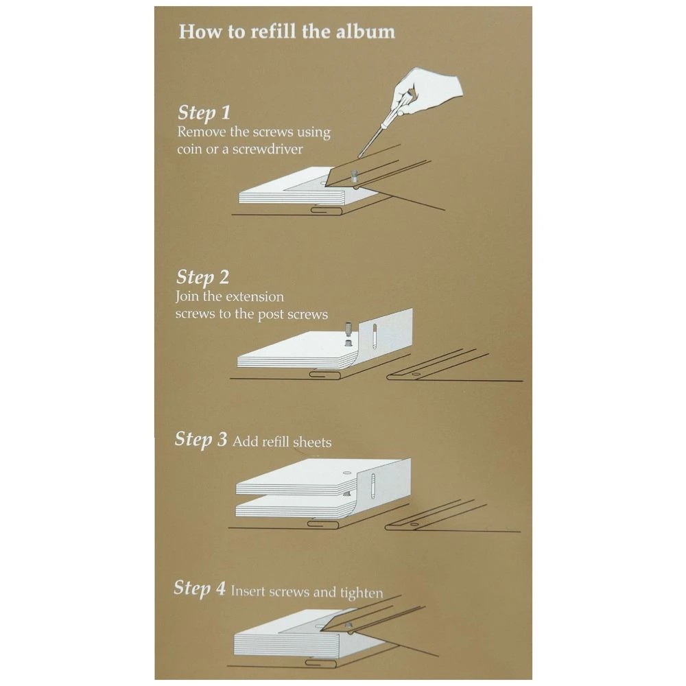 5 NCL Self Adhesive Jumbo Album Plain Black, 5 of 8