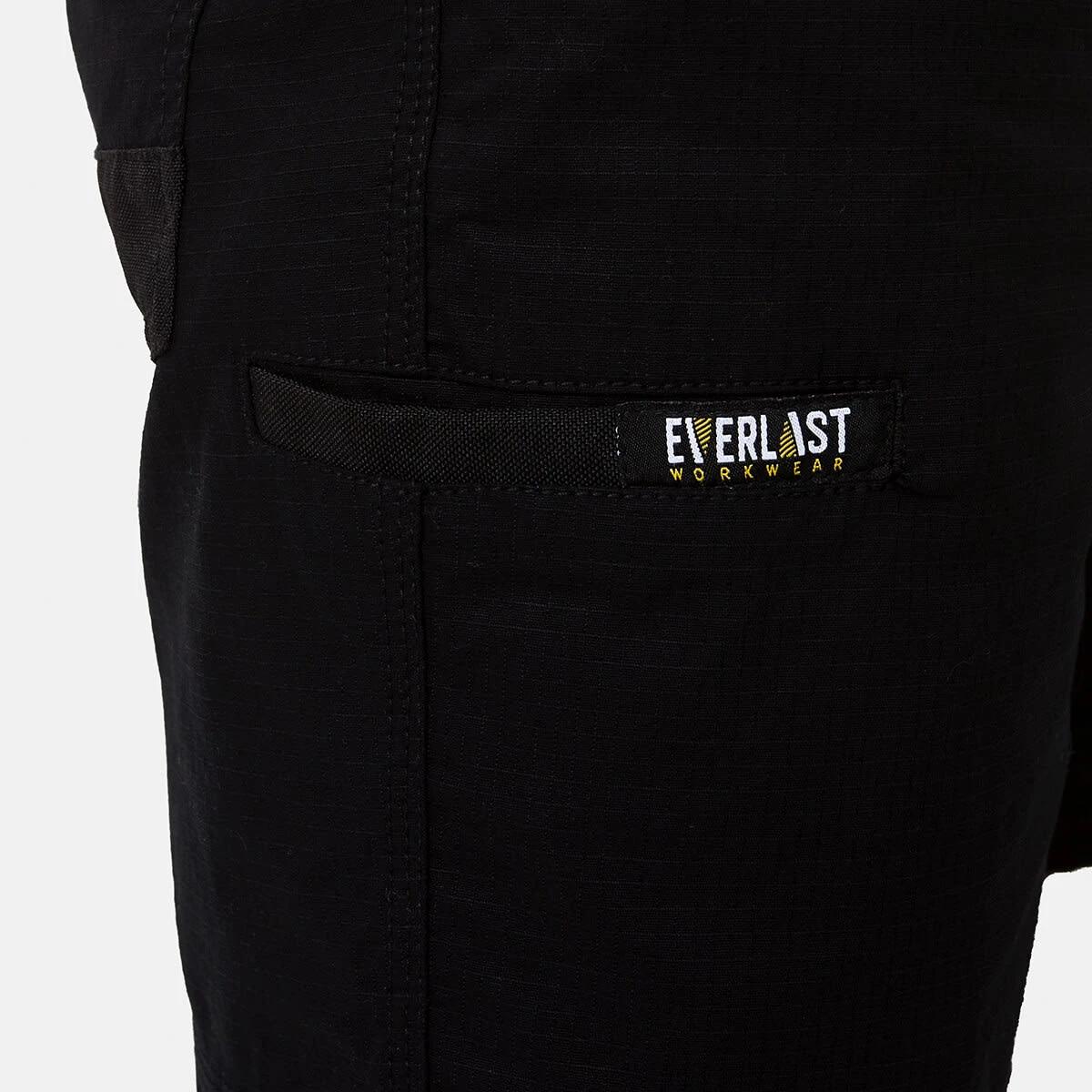 6 Everlast Mens Workwear Shorts Black, 6 of 7