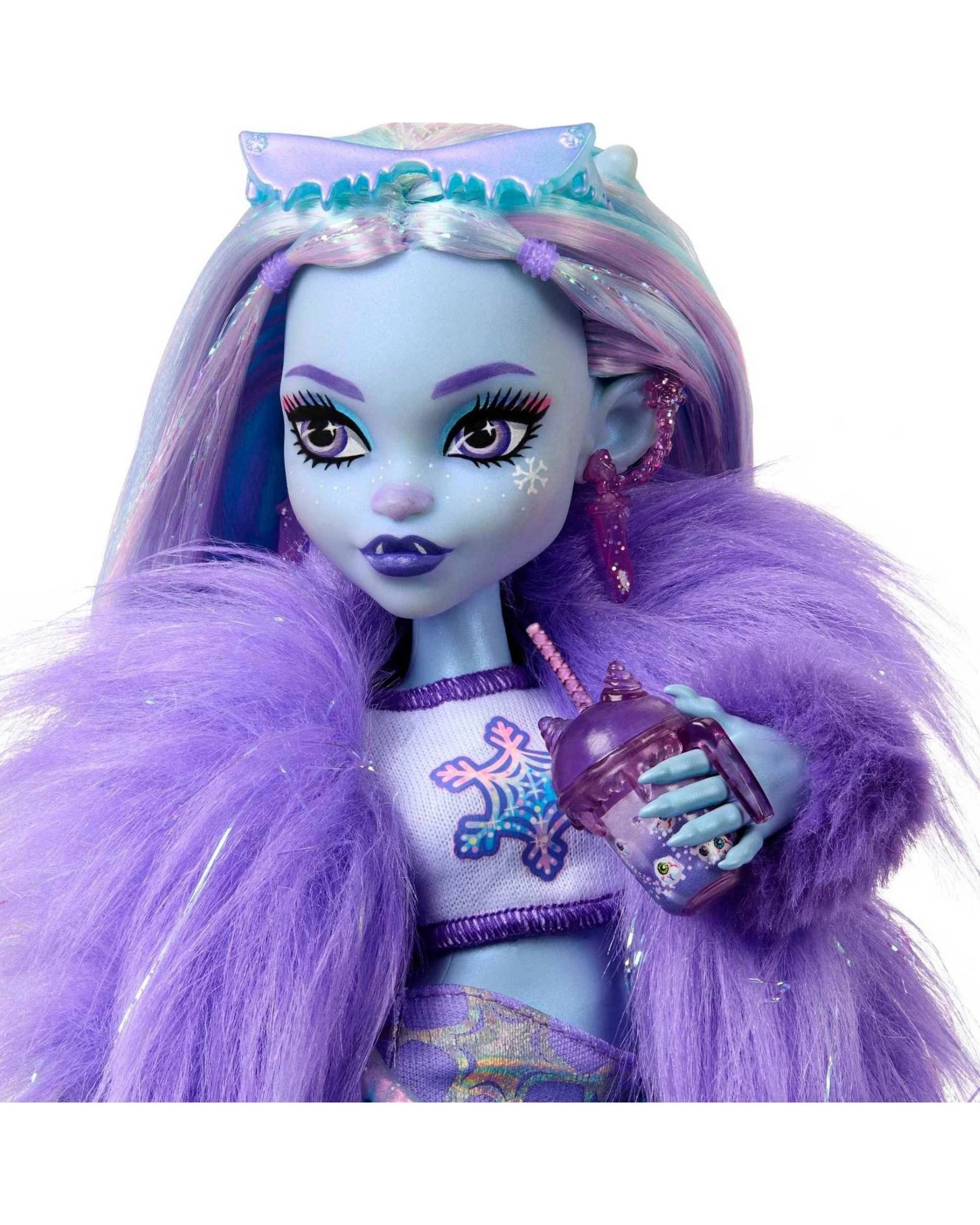 3 Mattel Monster High Abbey Bominable Yeti with Tundra Pet Fashion Doll, 3 of 5