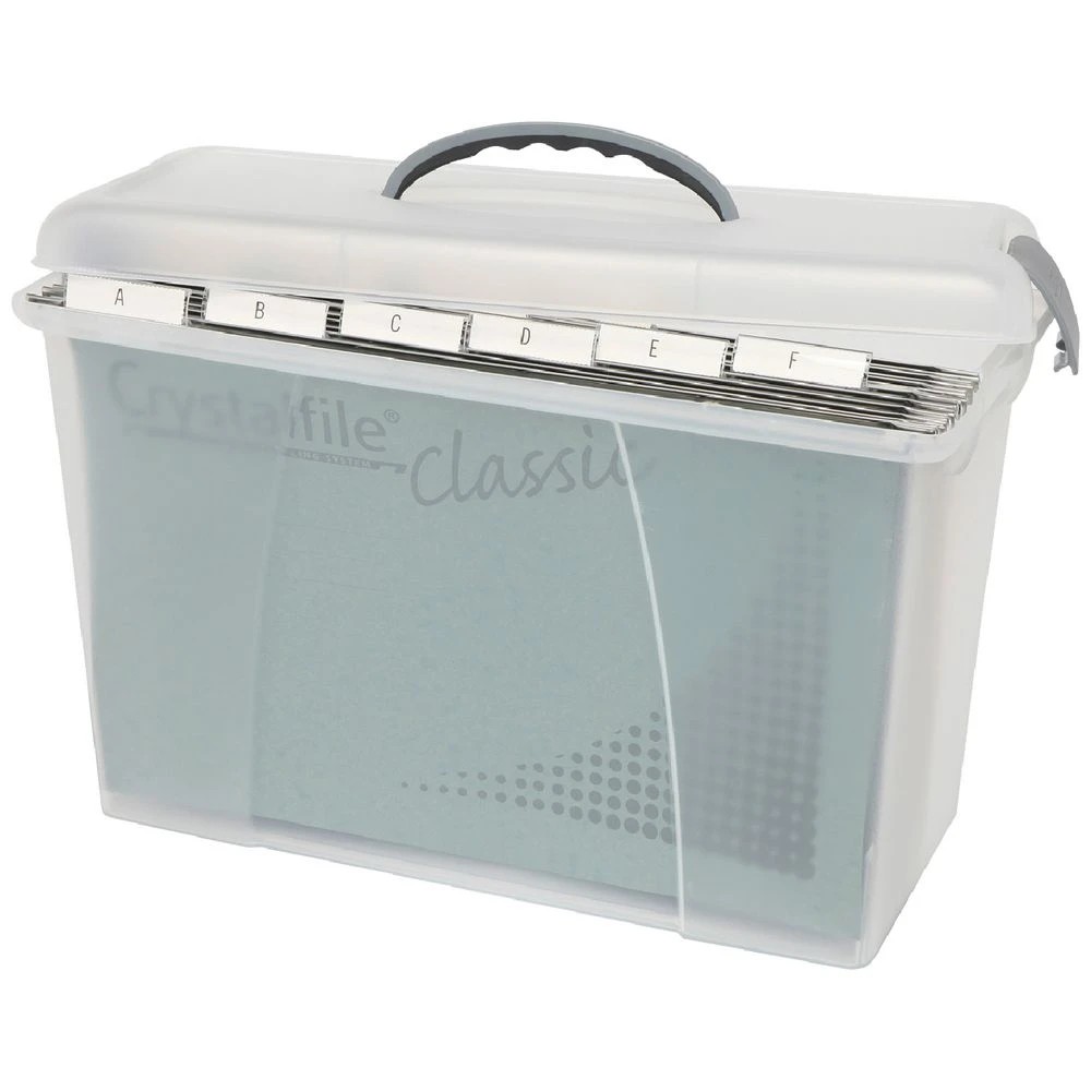 1 Crystalfile Carry Case Foolscap Clear, 1 of 1