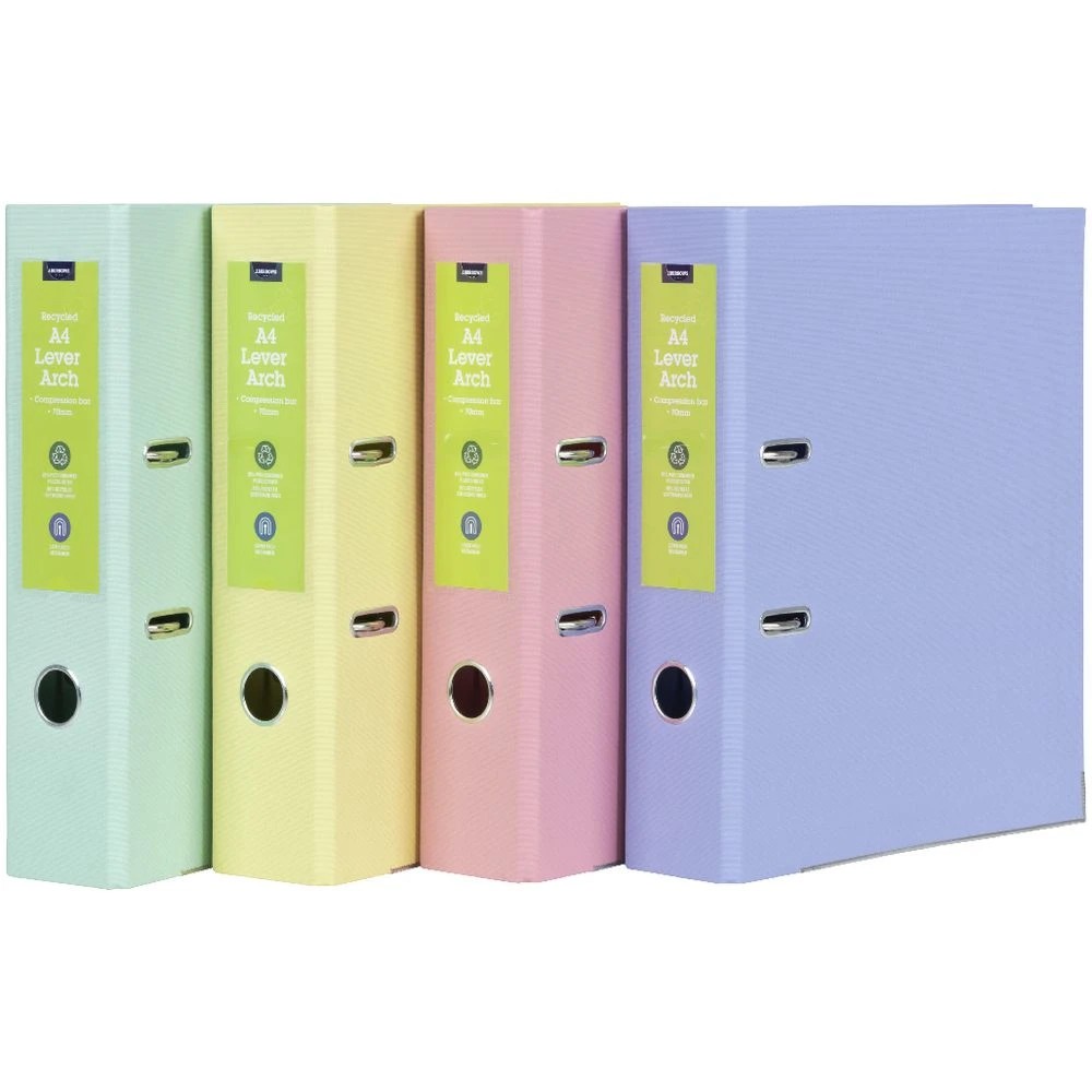 7 J.Burrows A4 Lever Arch Pale Green, 7 of 7