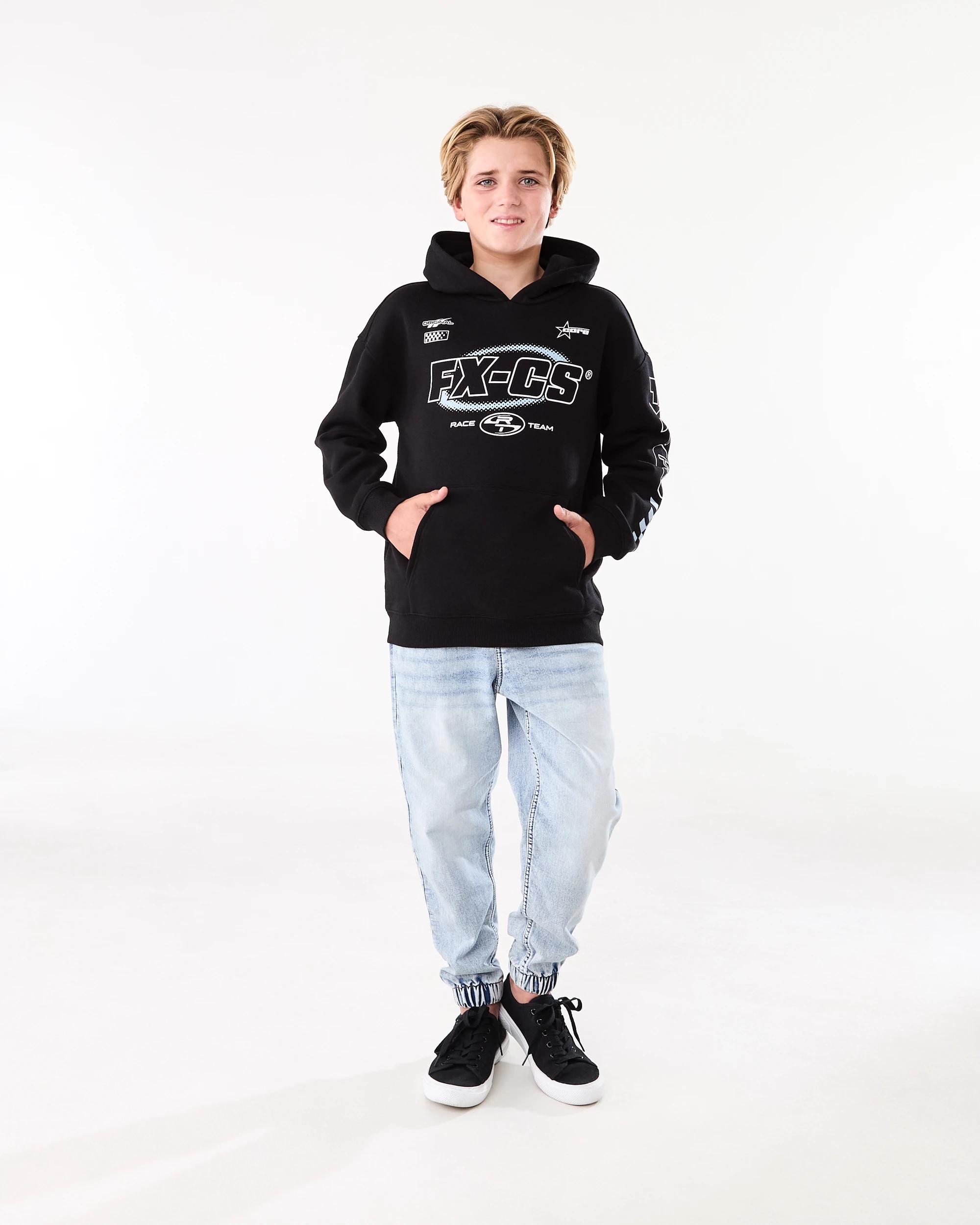 8 Oversized Print Hoodie Blk Slogan, 8 of 8