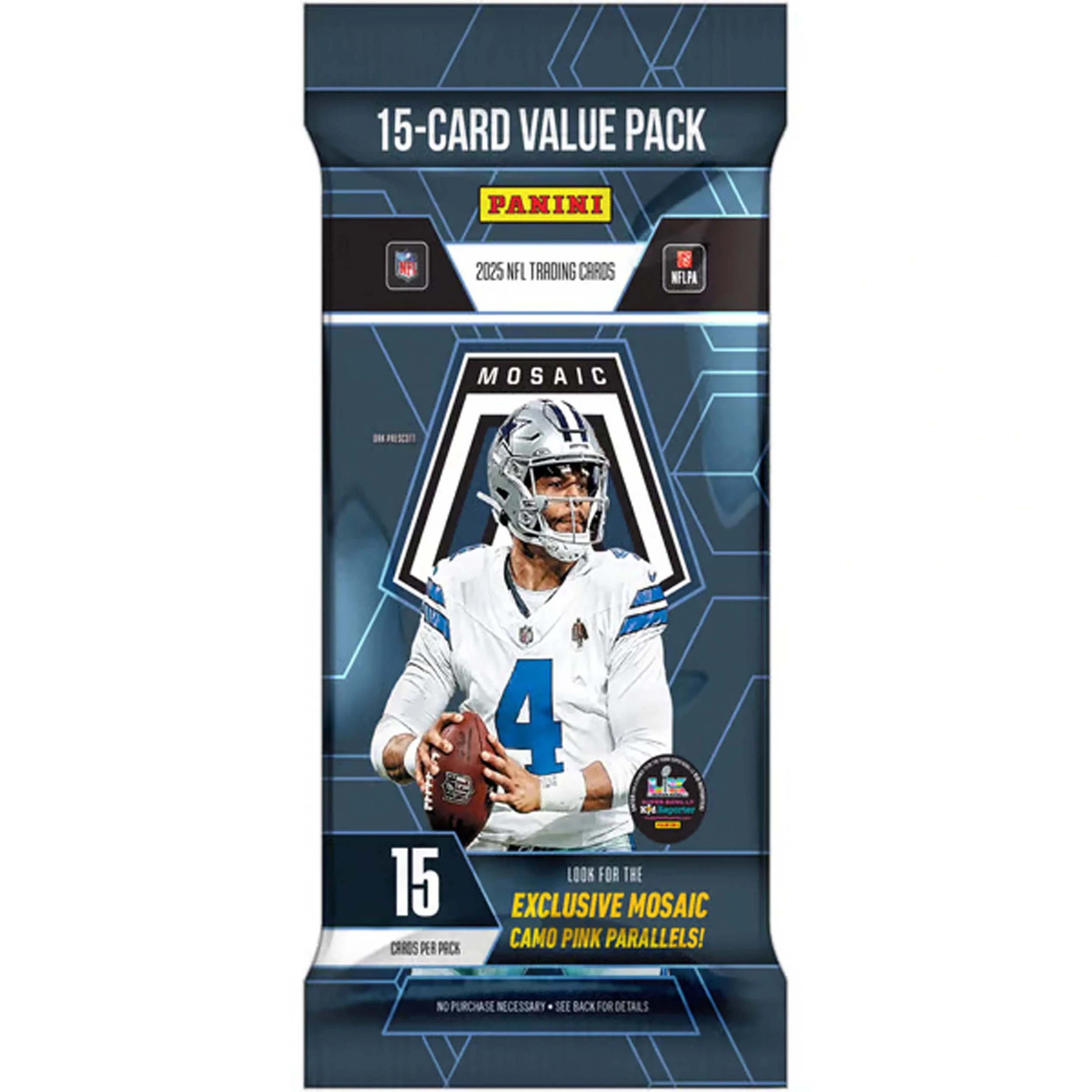 1 Panini Mosaic 2025 NFL Football Trading Card Pack, 1 of 1