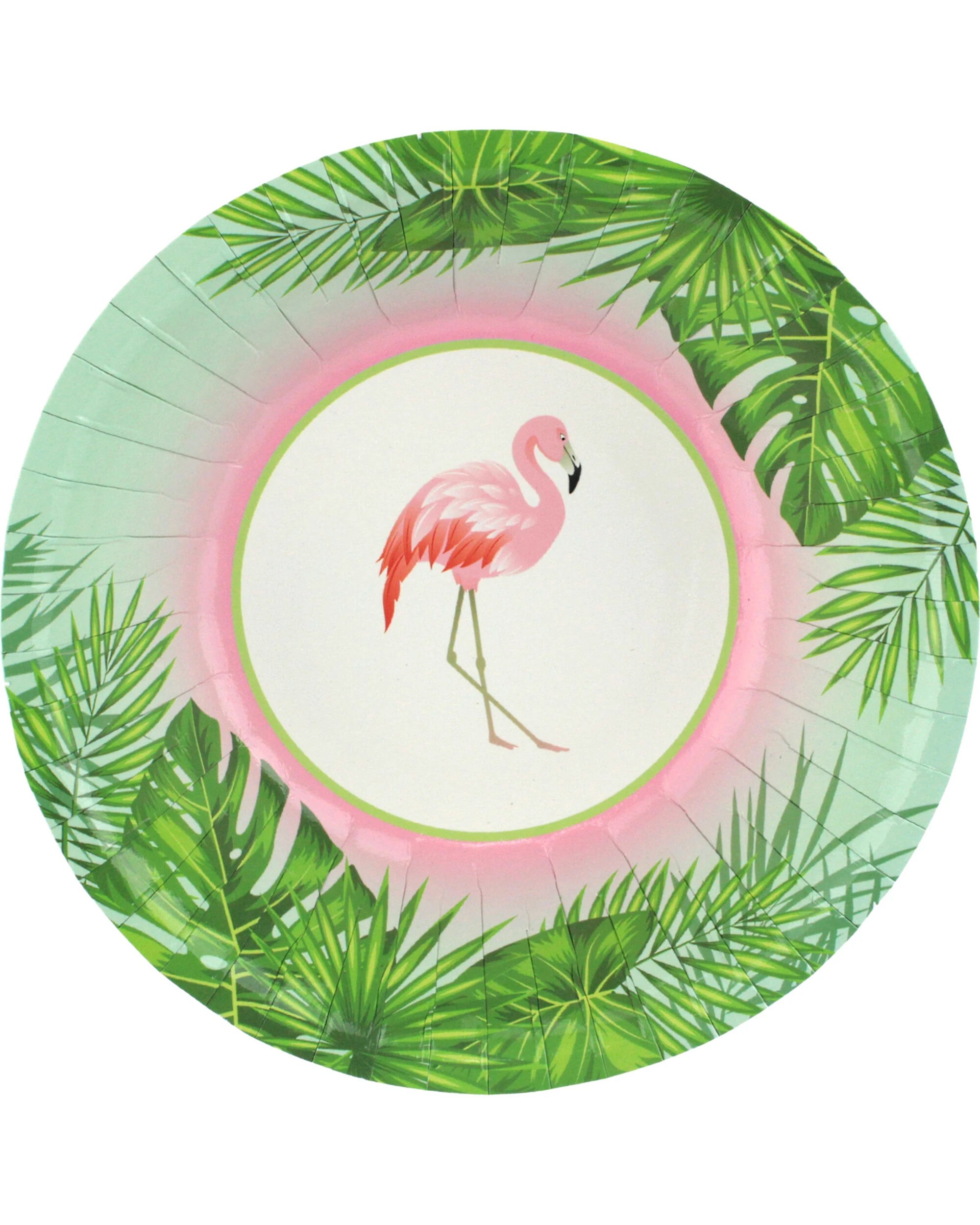 3 Happy Time Flamingo Tropicana Small Round Paper Bowls Pack of 8 - Multi, 3 of 4