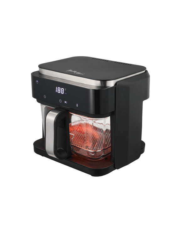 Healthy Choice PFAS-Free 1200–1400W 6.5L Touch-Controlled Digital Air Fryer with Glass Basket