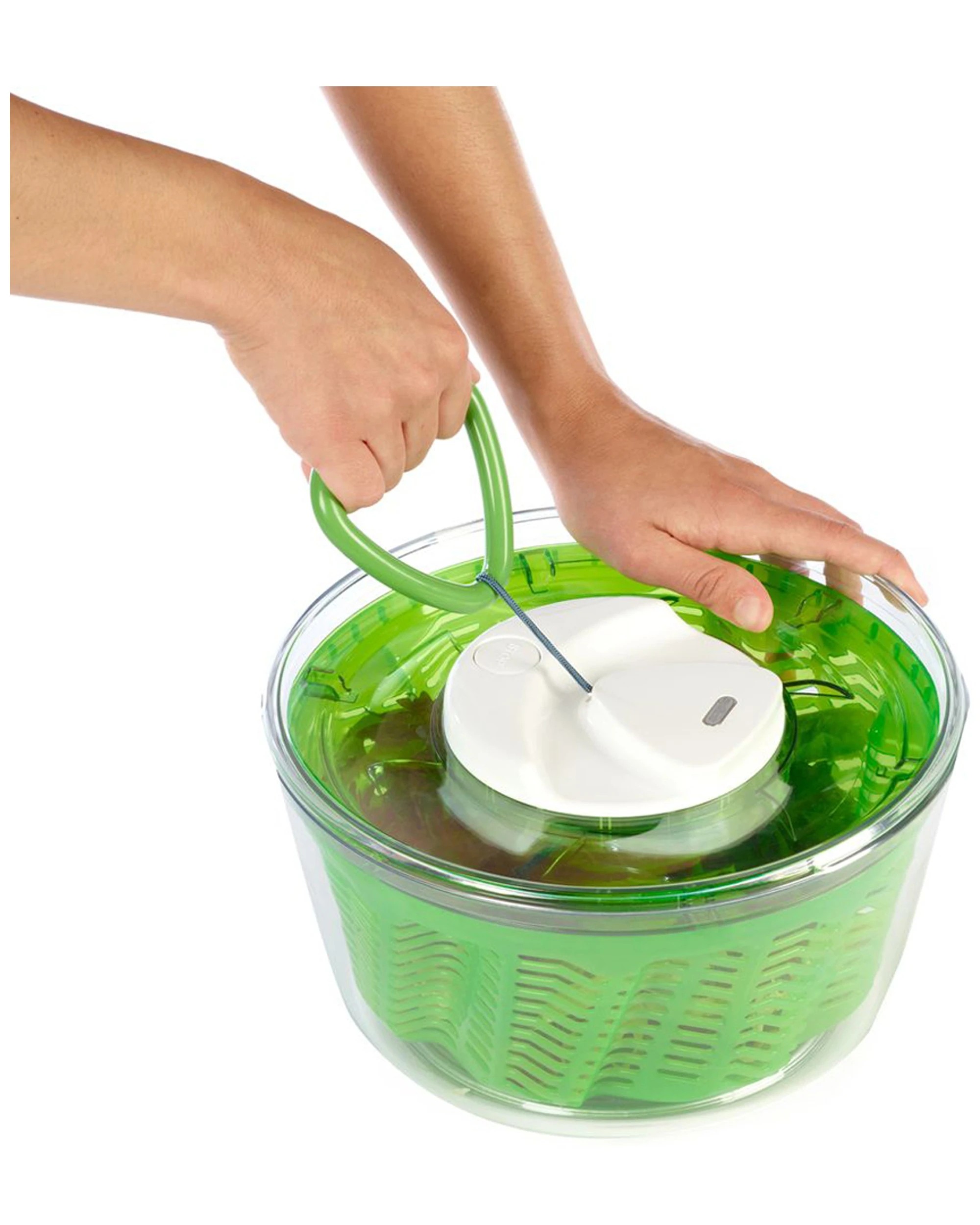 6 Zyliss Easy Spin 2xLarge Salad Spinner, Green - Green, 6 of 6