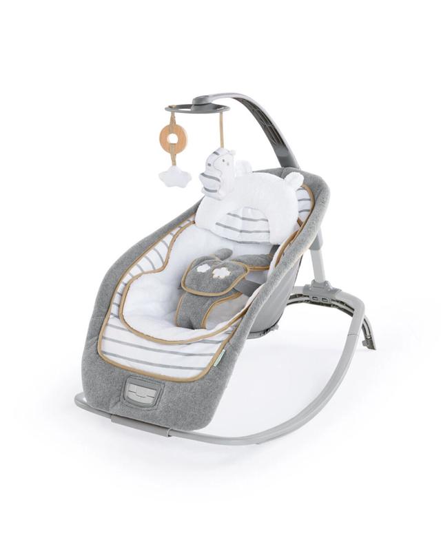 Ingenuity Modern Baby Rocker Recline Toy Bar Vibrations And Music 0 Months - 